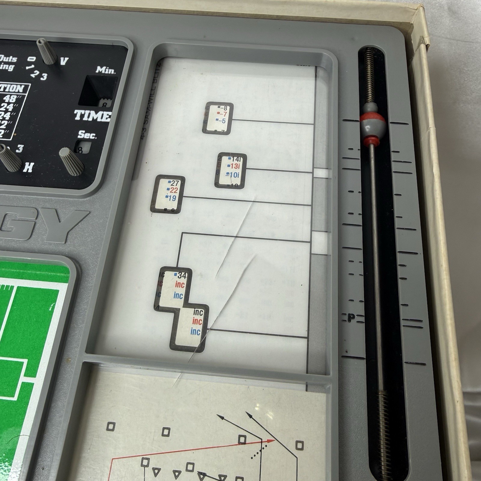 Vintage NFL Strategy Football by Tudor Games 1979/80 with original box PREOWNED