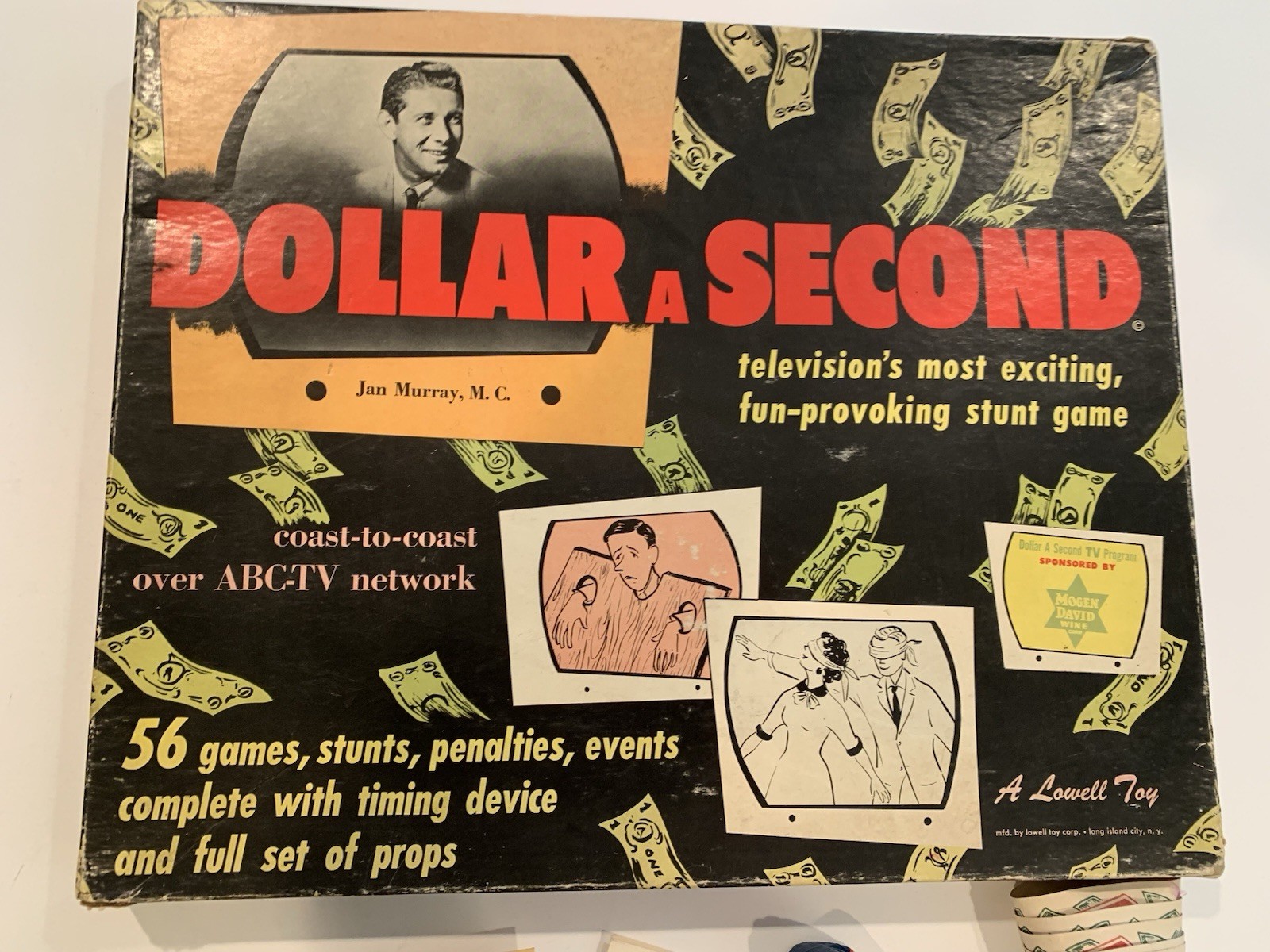 Lowell Toys Boardgame Dollar A Second Game