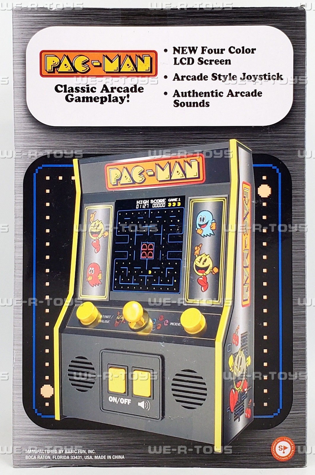 Arcade Classics Pac-Man Mini Arcade Game 2024 Basic Fun 09559