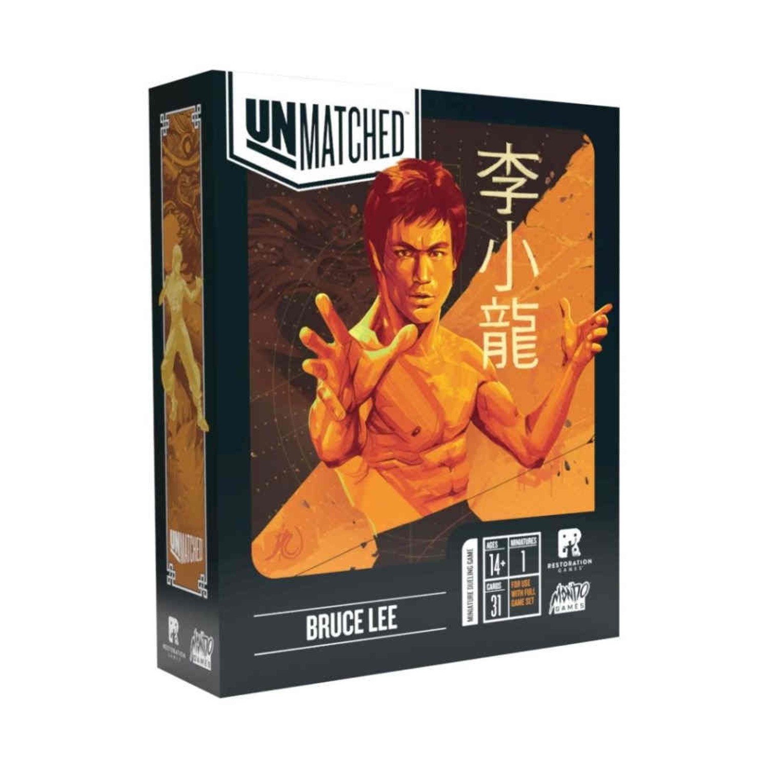 Restoration Games Unmatched Bruce Lee Boxed Game NM