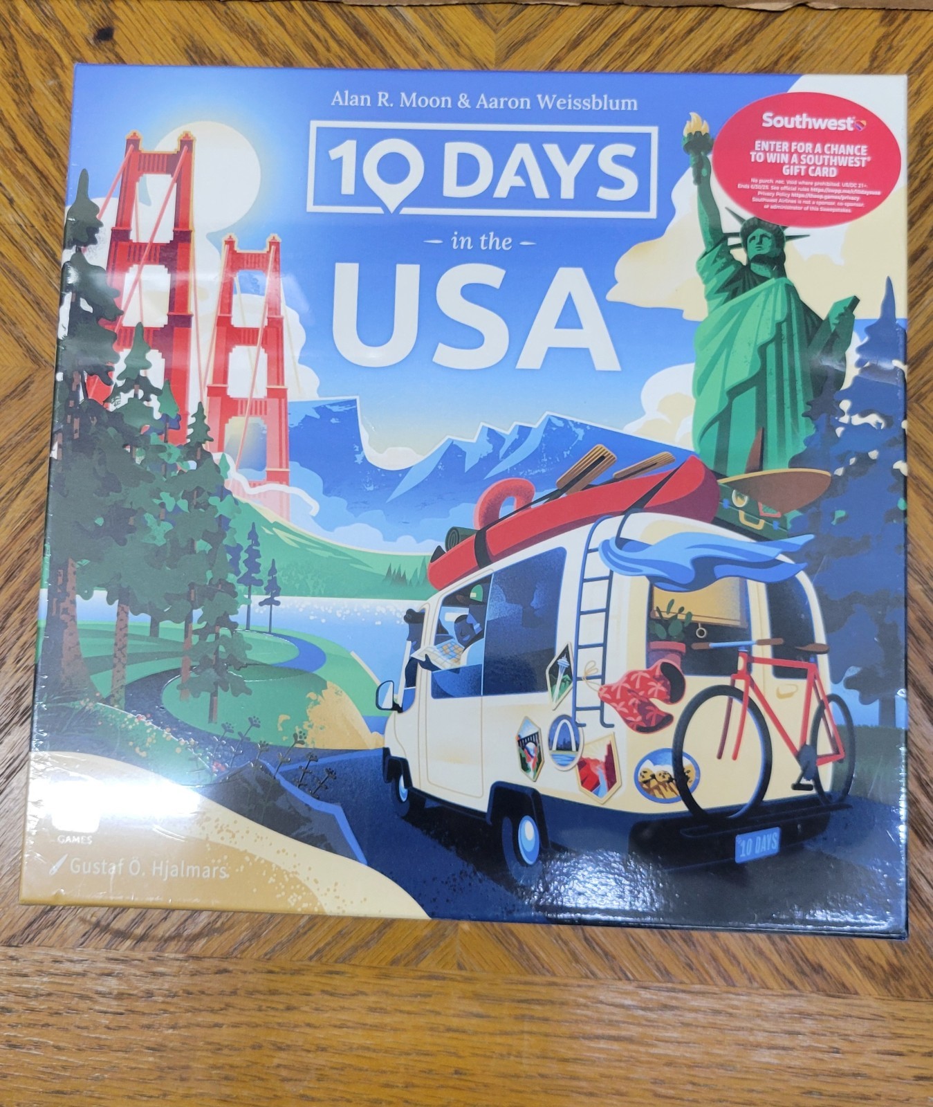 The Op Games 10 Days in the USA Board Game: Educational Focus on Geo & Travel