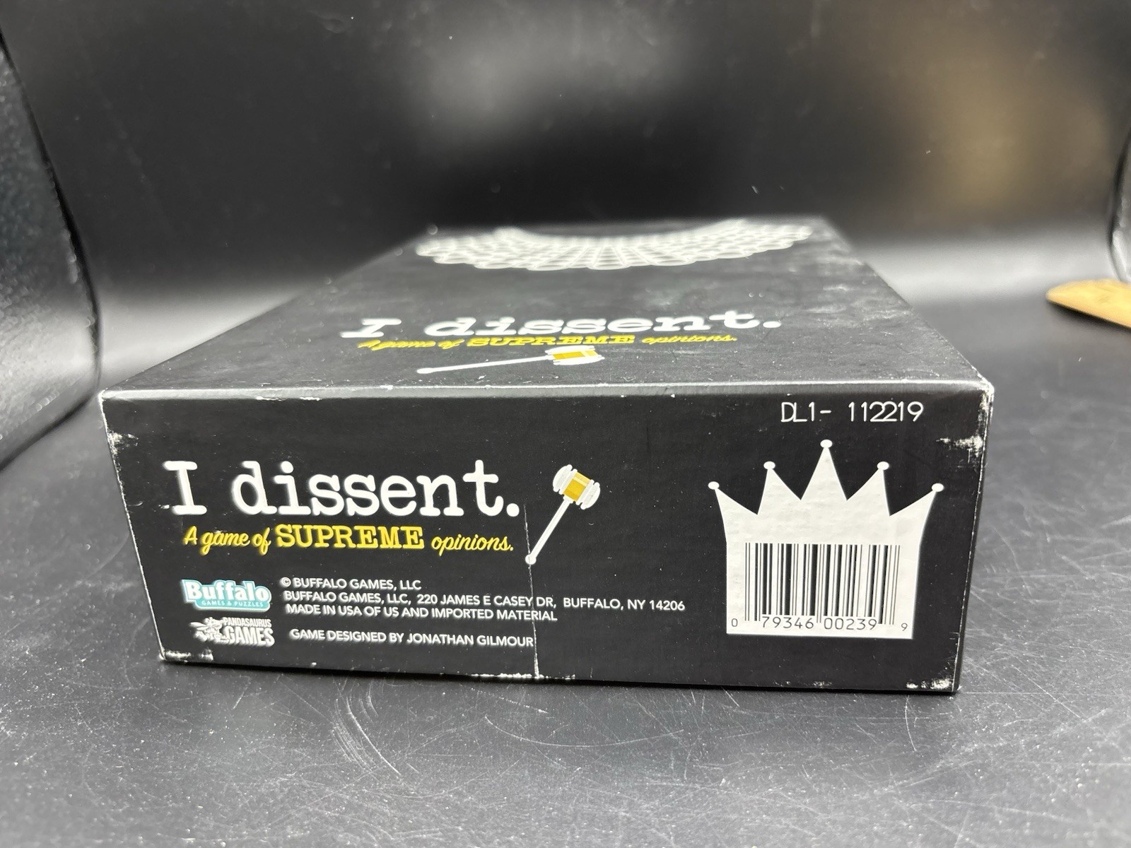 I Dissent Board Game of Supreme Opinions Ruth Bader Ginsberg Complete 14+