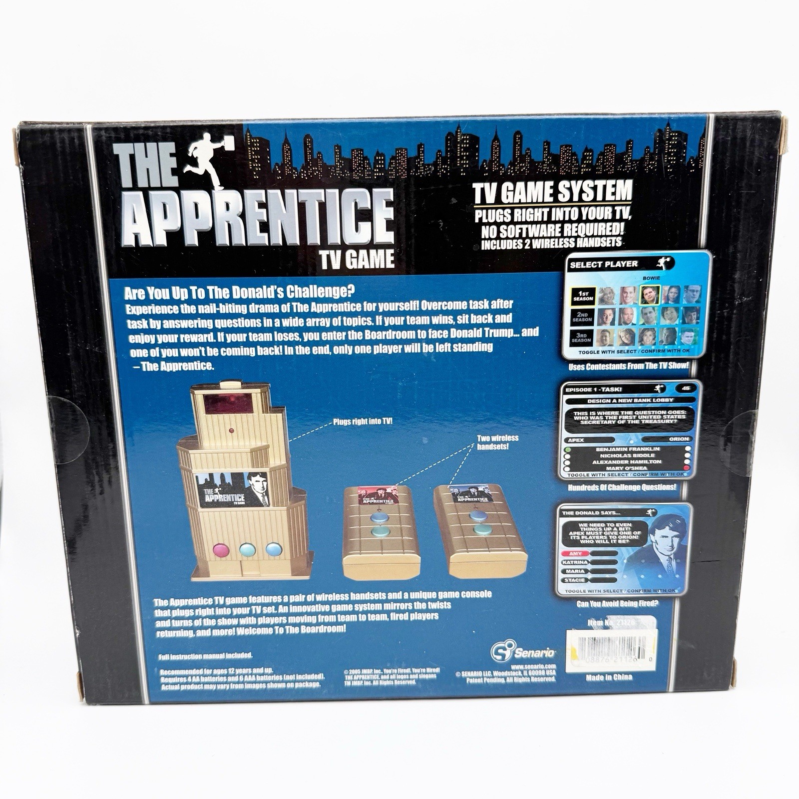 TV The Apprentice Game You’re Fired Donald Trump Plug and Play Video Game New