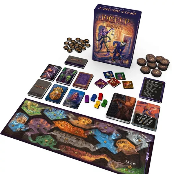 Thunderworks Games Lockup: Breakout – Expansion Board Game — SEALED NEW!!!