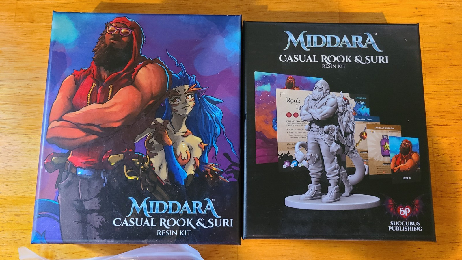 Middara Unintentional Malum Casual Rook & Suri Resin Kit by Succubus Publishing