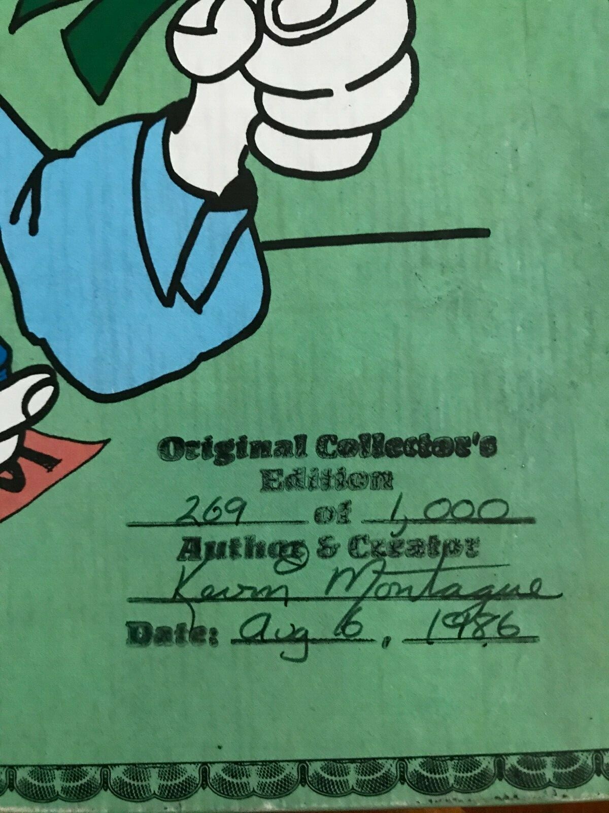 $1,000,000 The Bank Game Serial 269 of 1000 Autographed 1986 Appears Complete