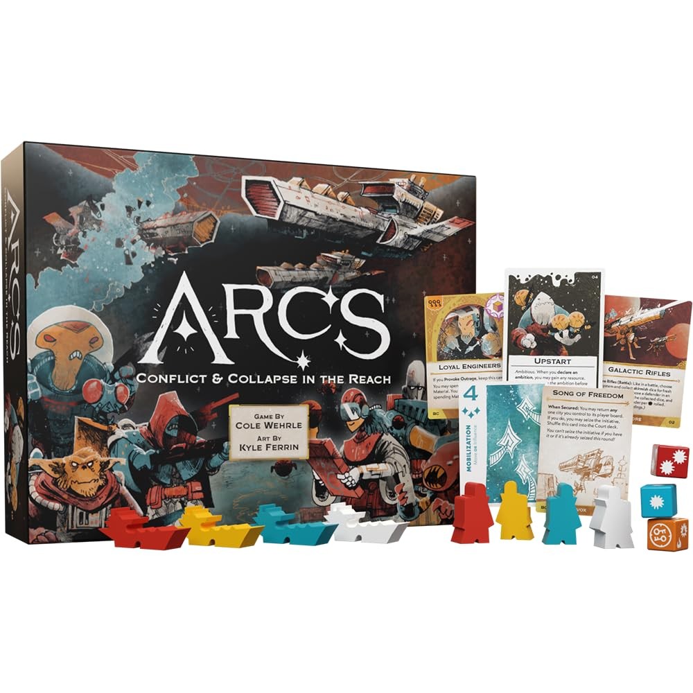 Leder Games Arcs Board Game Ages 14+ 2-4 Players 60-120 Minutes Playin