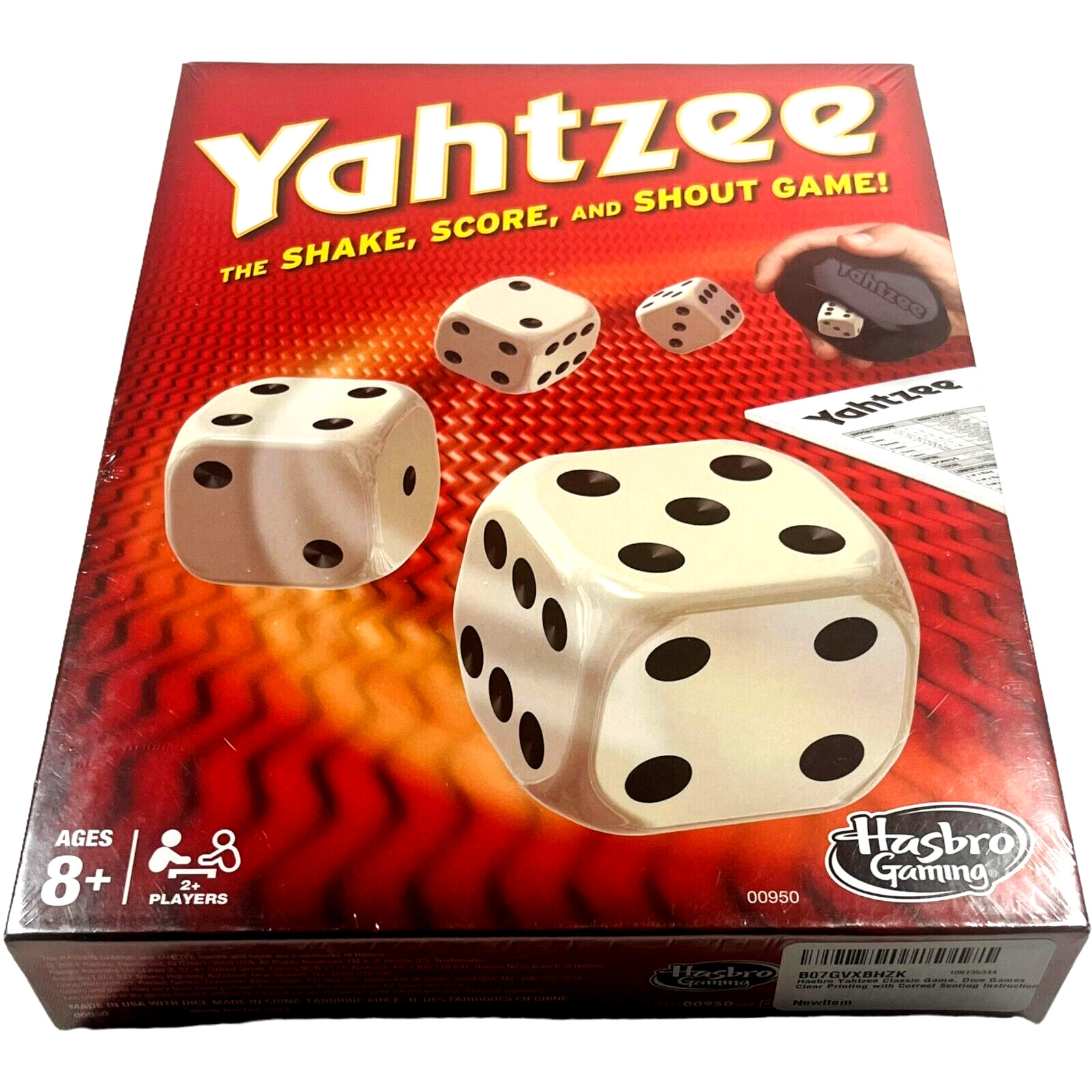 Yahtzee Classic Hasbro Dice Game – Fun for The Whole Family – NEW & Sealed