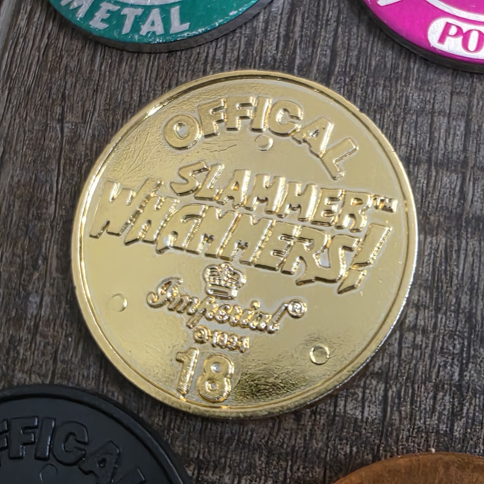 POG Slammer Whammers Mondo Metal Gold Imperial 1994 Lot of 8 Aluminum Rare