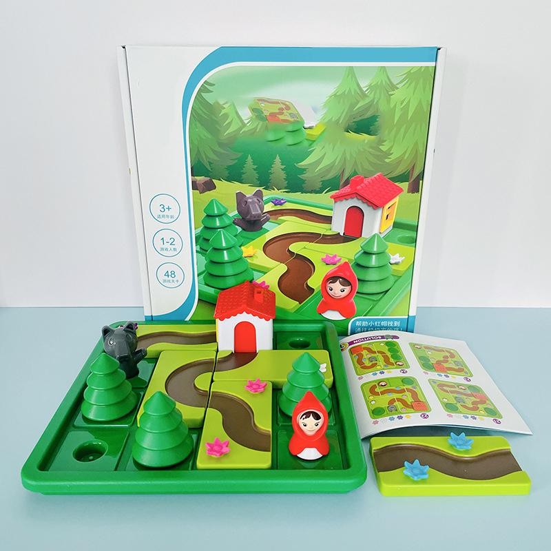 Fun Brain Game for Kids – Little Red Riding Hood Smart Logic Puzzle Toy