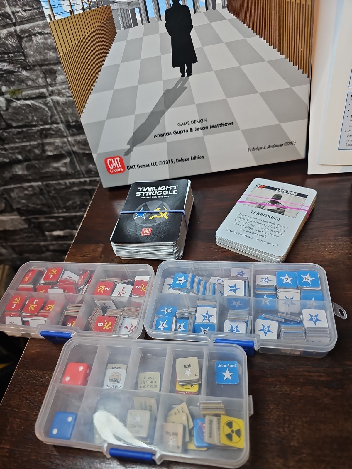 GMT Games Twilight Struggle The Cold War 1945-1989 Deluxe Ed. Board Game 2015