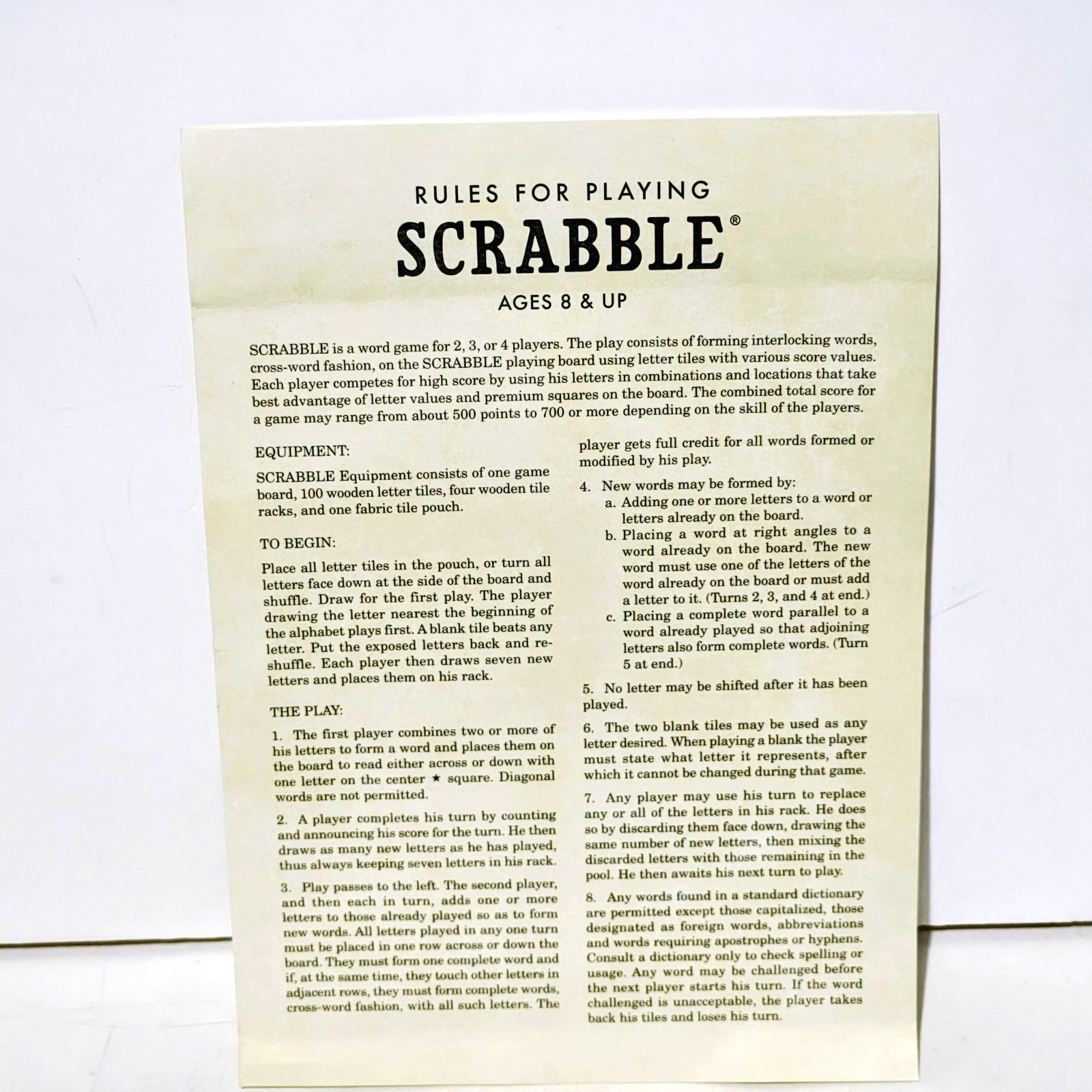 Scrabble – Nostalgia Edition – Hasbro Board Game – Collector’s Tin – Complete