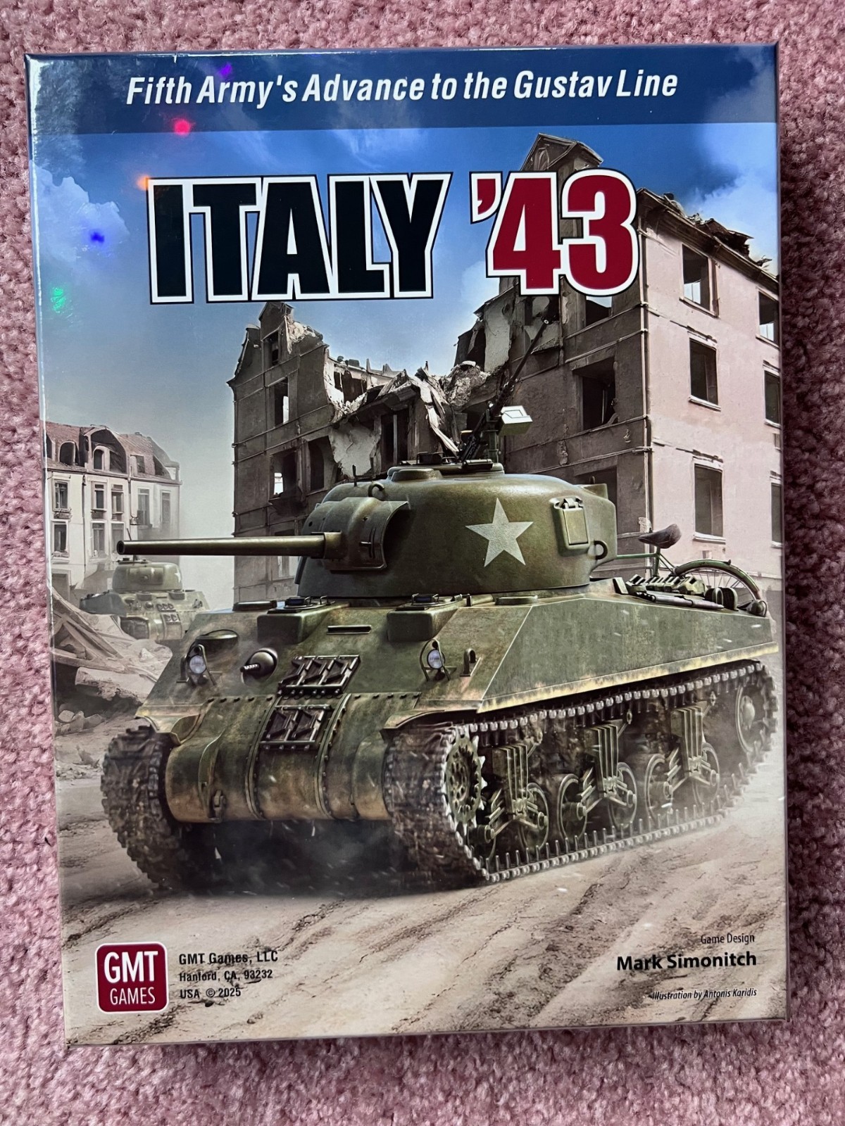Italy ’43 by GMT Games New 2025 mint in shrink
