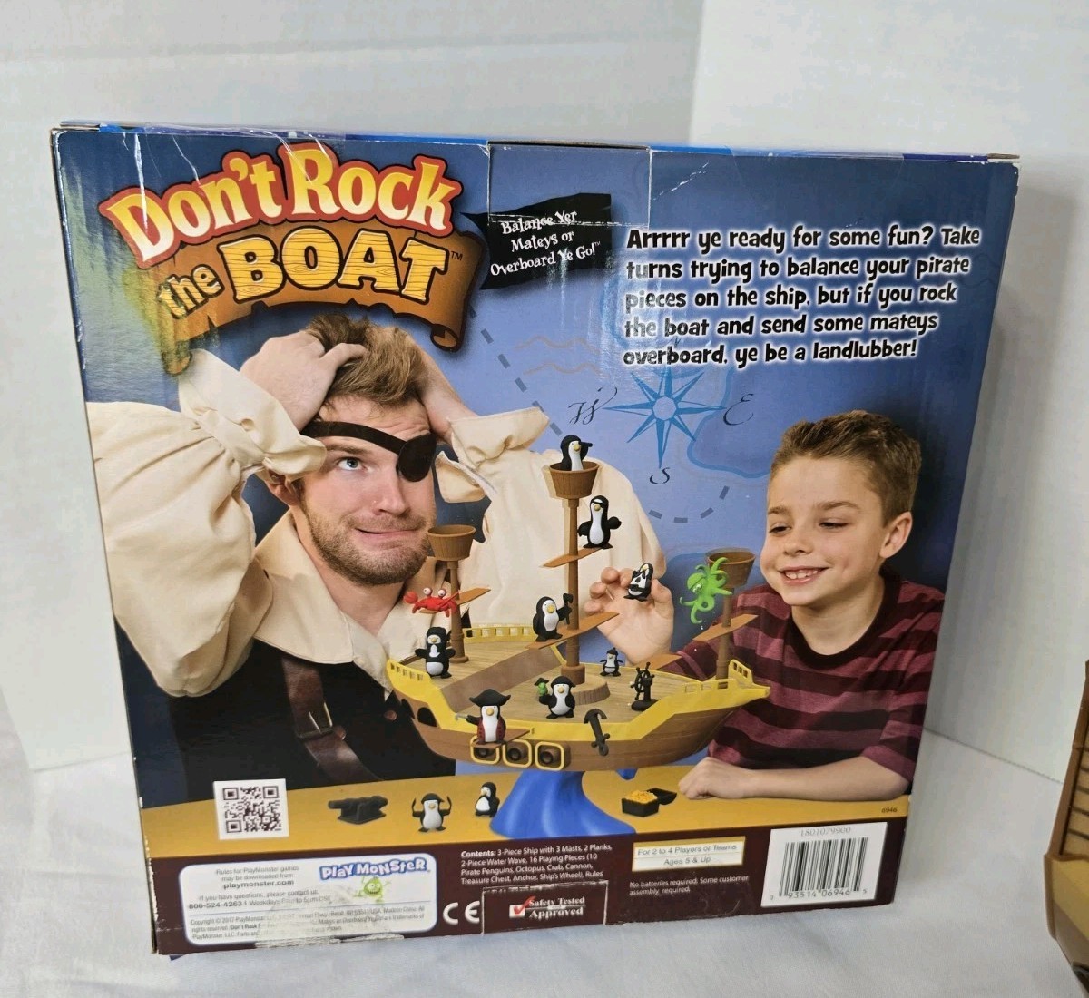 ​Don’t Rock The Boat Pirate Game 100% Complete PlayMonster Penguin Balancing