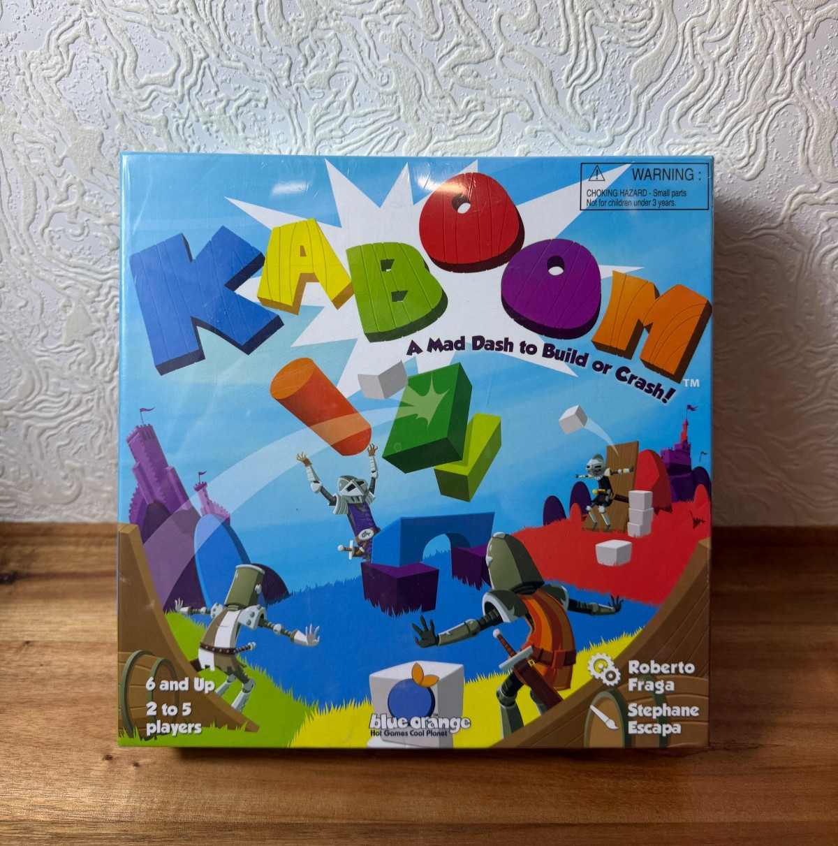 Kaboom – A Mad Dash to Build or Crash Board Game – NEW & SEALED