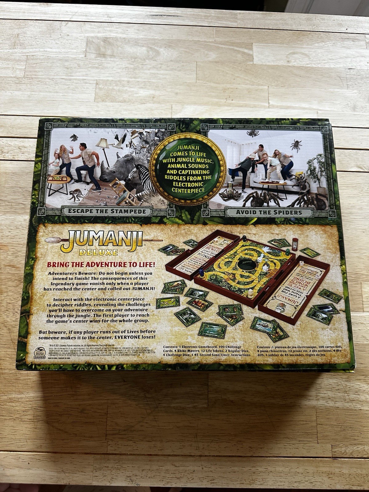 Brand New Jumanji Deluxe Electronic Board Game Adventure Game 2021 – Sealed!