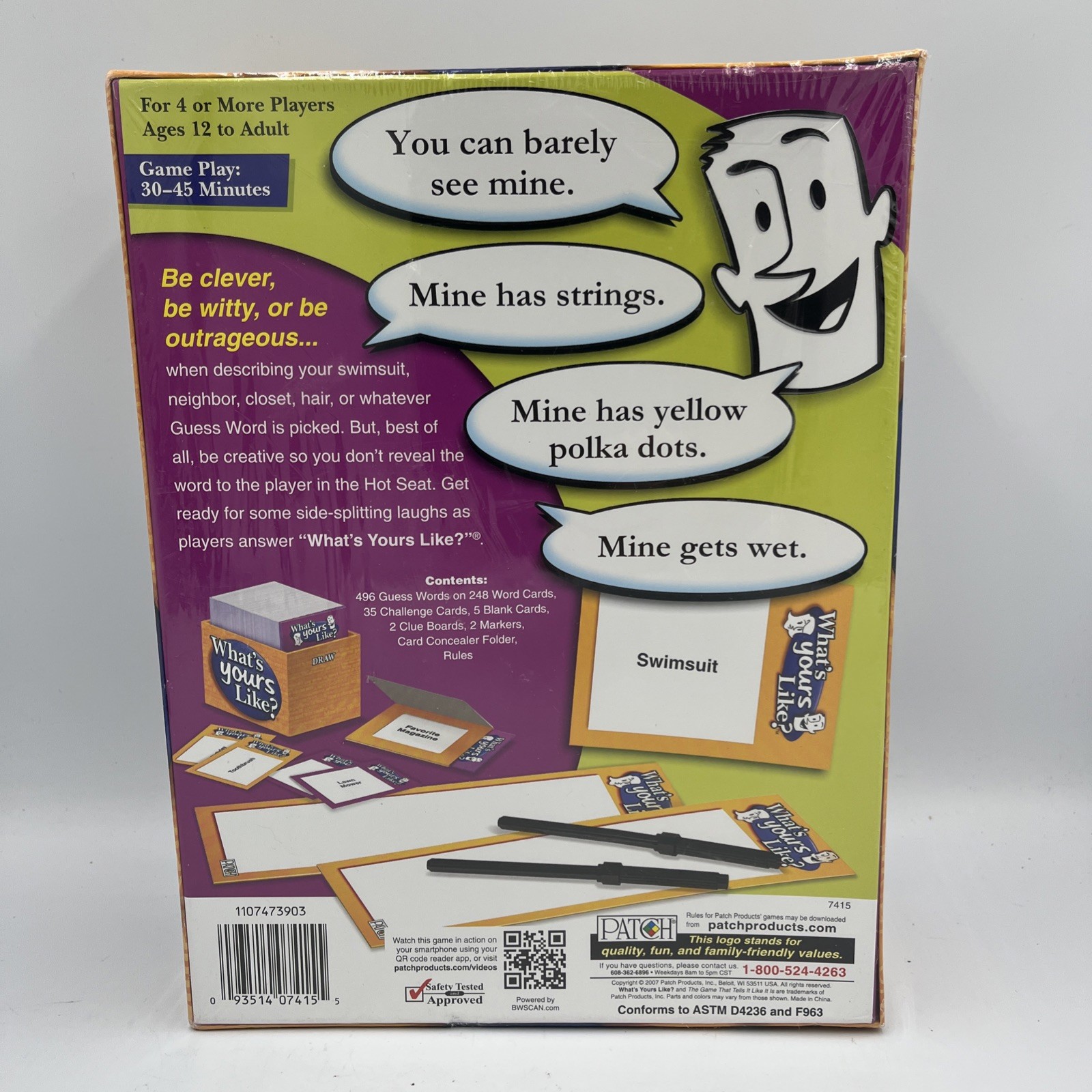 What’s Yours Like? • The Party Game That Tells It Like It Is! • New / Sealed!