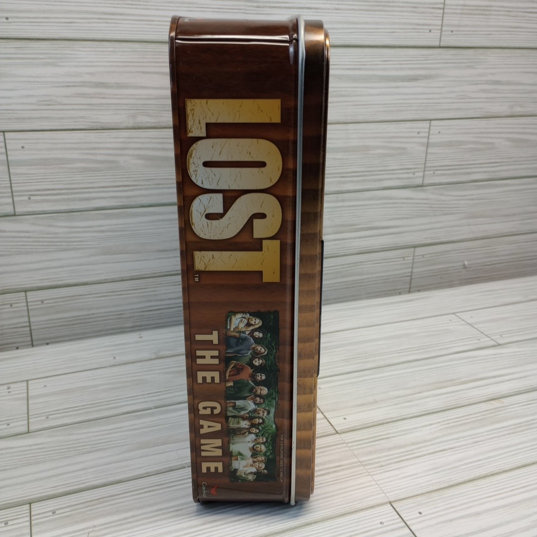 Cardinal Industries LOST The Game Board Game Item # 7817 Collectors Tin Open Box