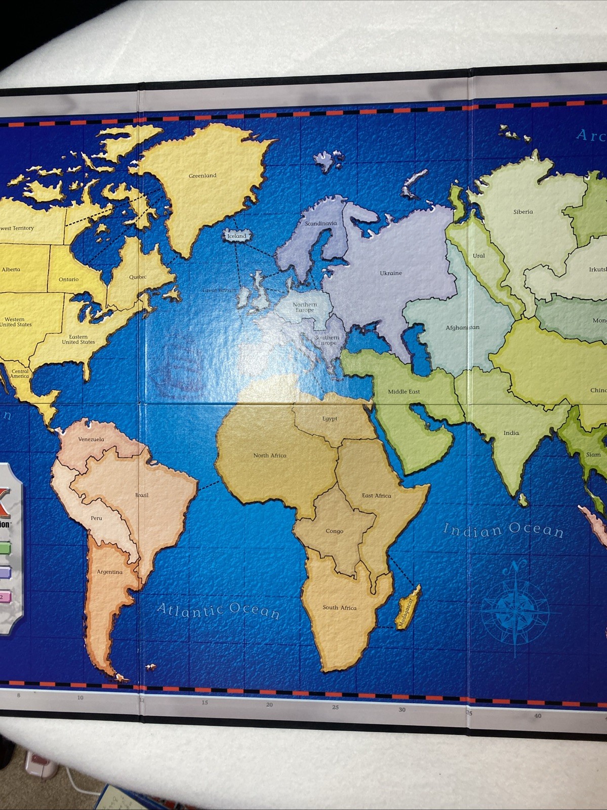 Risk The Game Of Global Domination Game Board Instructions Vintage 1998 Parts