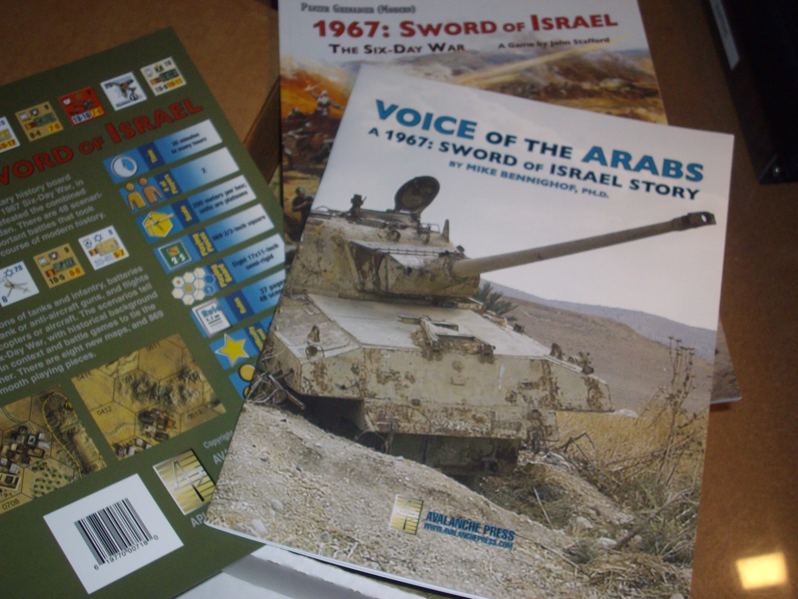1967: Sword of Israel Six-Day War Game by Avalanche Press