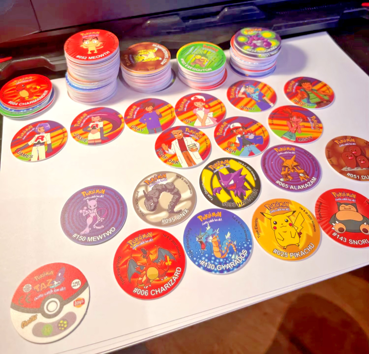 Pokemon Tazos 151/151 Generation 1 – Complete Set