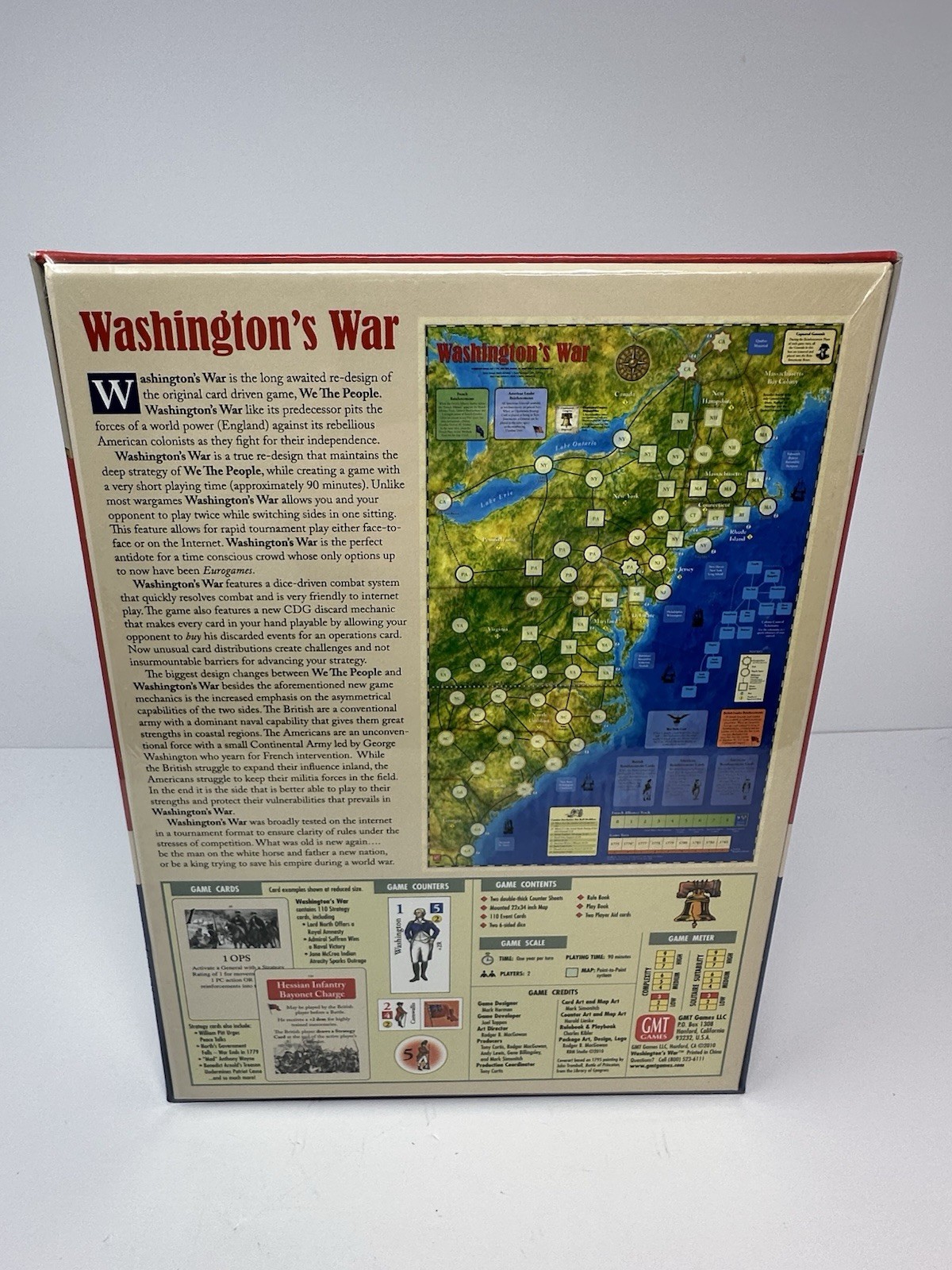 GMT Games Washington`s War: The American Revolution GMT Games 2010 NEW SEALED