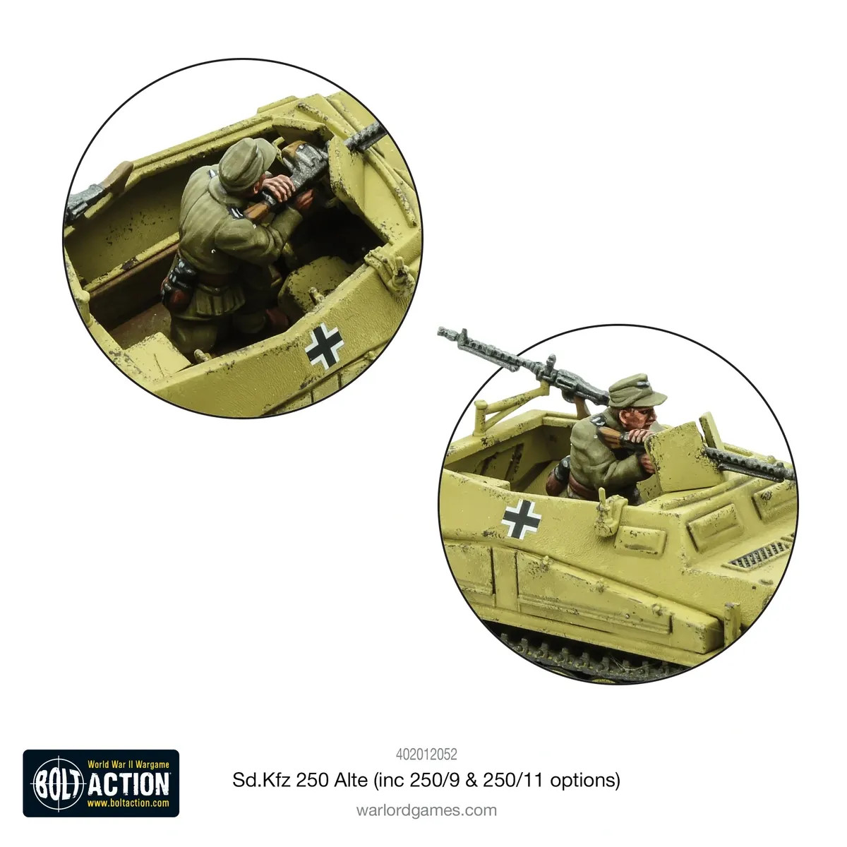 Bolt Action: Sd.Kfz 250 (Alte) Half-Track 250/1, 250/9 & 250/11