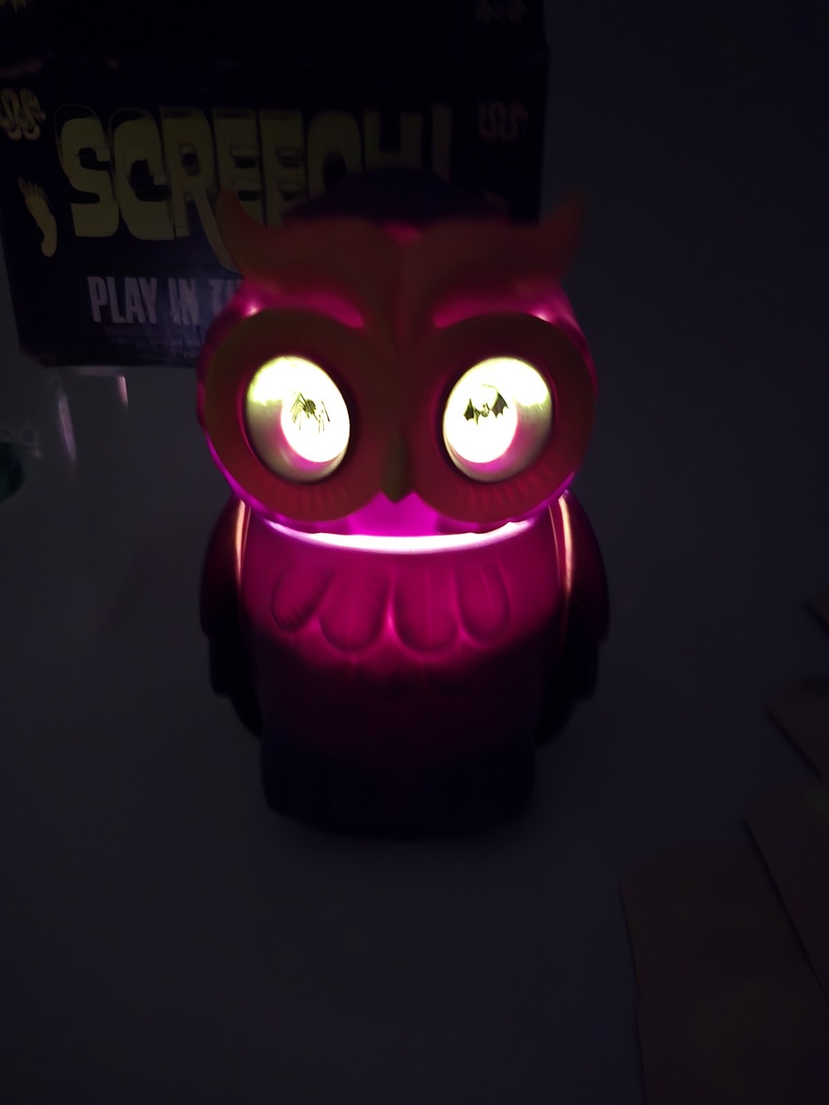 Screech Play In The Dark Game Parker Brothers Owl 1972 Action Concentration Work