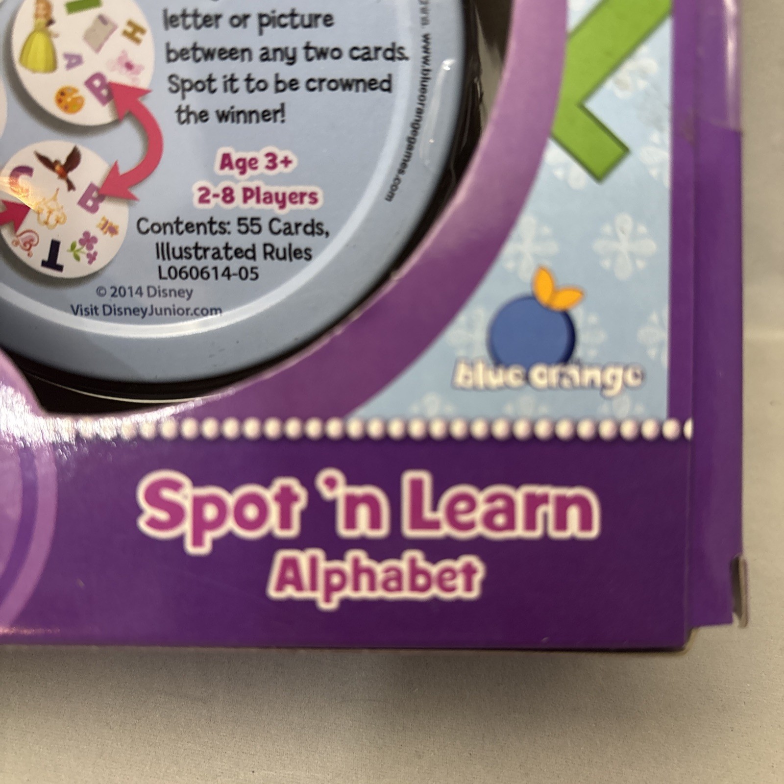 Spot It! Disney Learning – Sofia The First Edition – – Spot’n Learn Alphabet