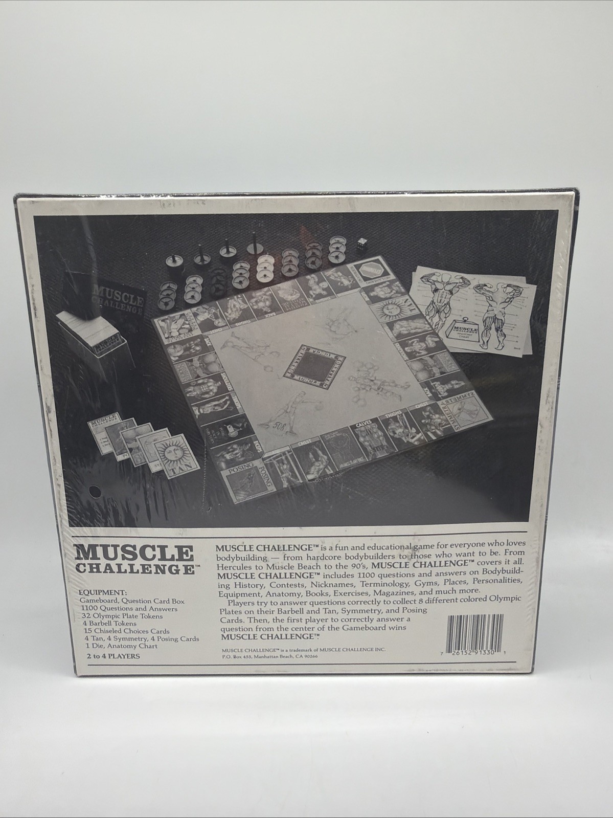 VTG Muscle Challenge Trivia Board Game New/Sealed