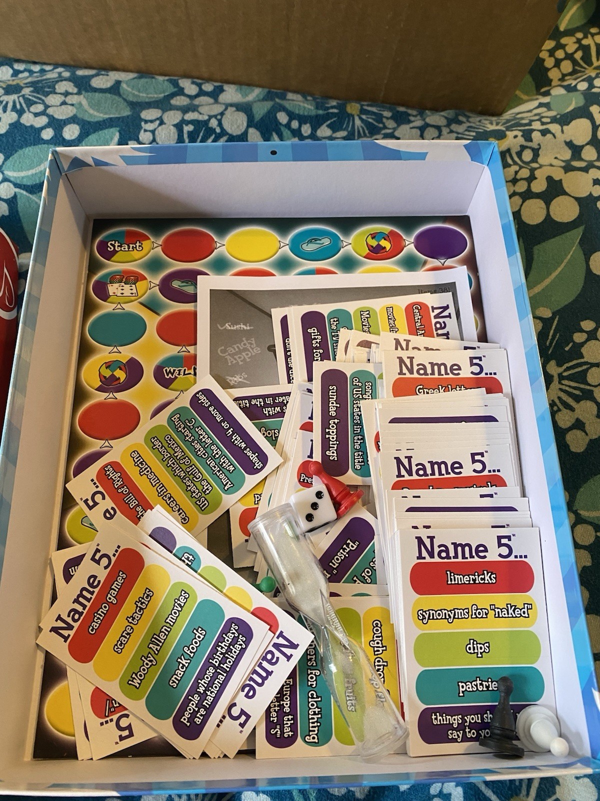Name 5 Game Party Pack Can You Name 5 ? Age 12+ Family Card Board Game