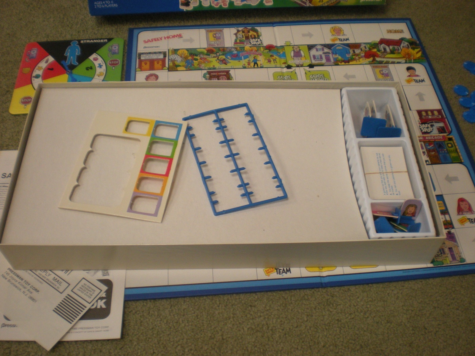 Safely Home Vintage 1975 Pressman Board Game of Personal Safety Canada