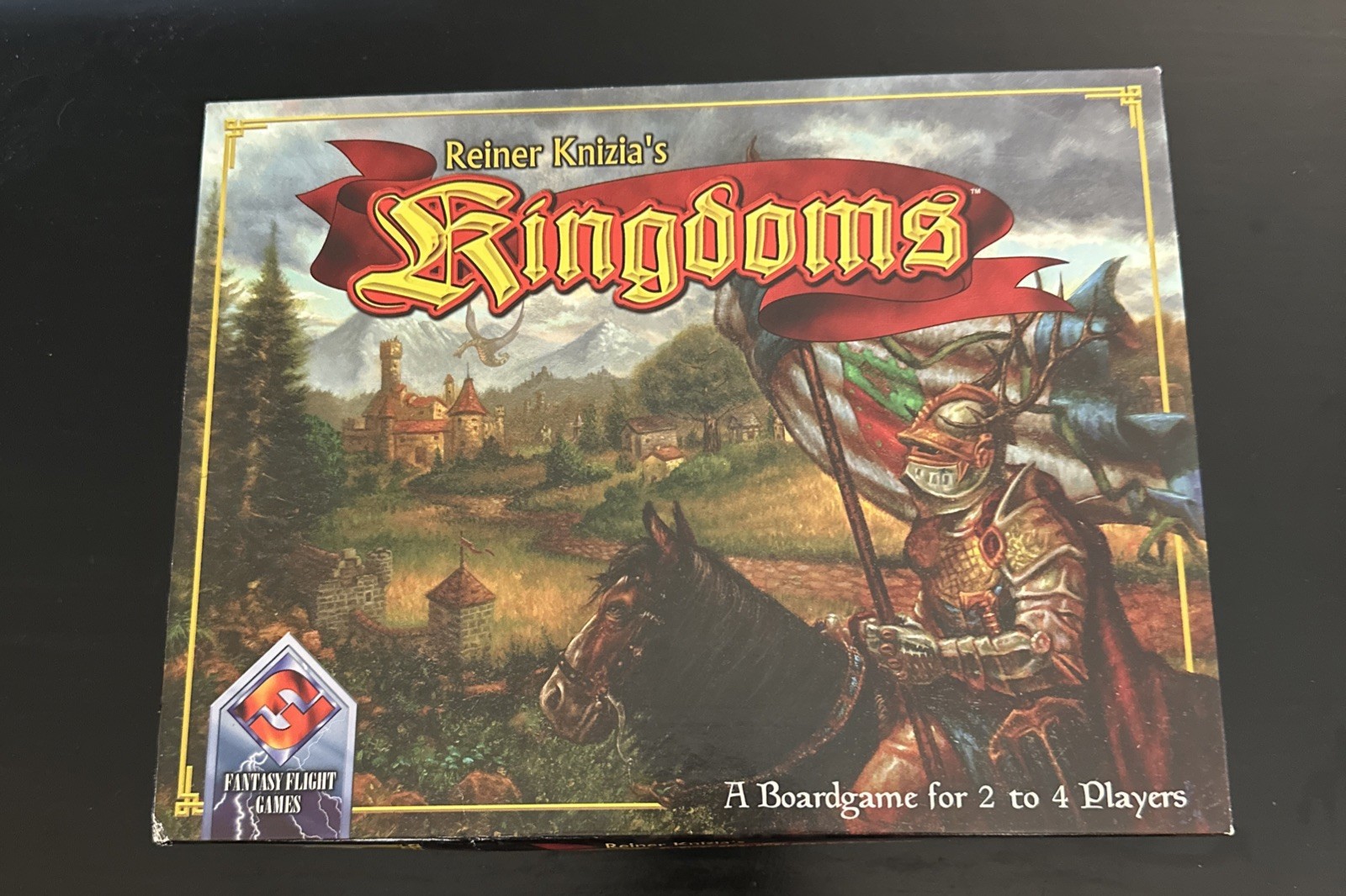 Reiner Knizia’s KINGDOMS Board Game 100% Complete Fantasy Flight Games