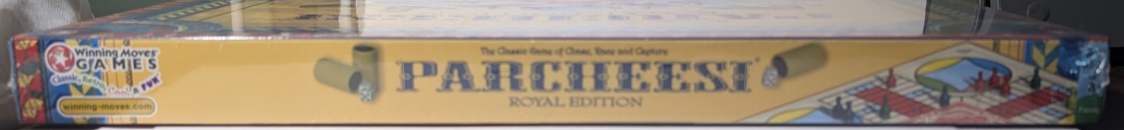 Parcheesi Royal Edition Chase Race & Capture Winning Moves Board Game Sealed