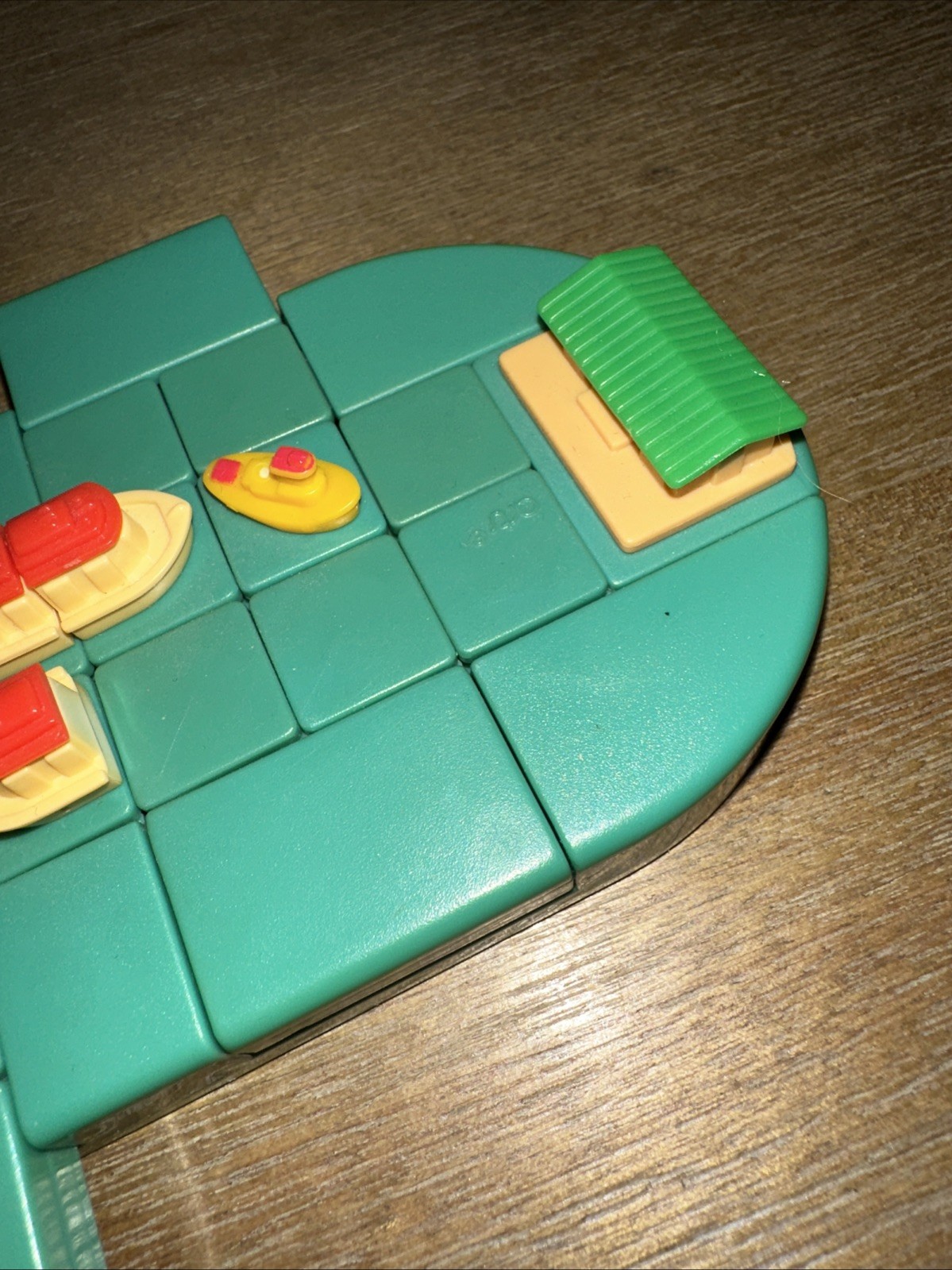 Vintage 1997 Binary Arts Port To Port Shifting Tile Puzzle Toy Hand Held