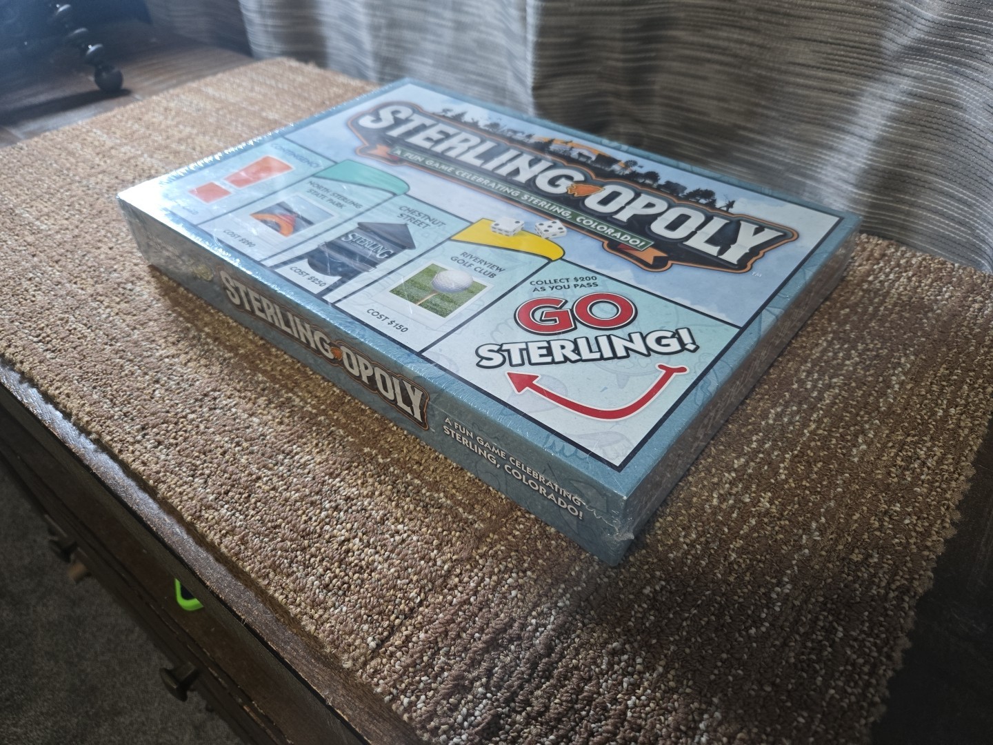Sterling-Opoly Board Game Sterling Colorado CO Edition SEALED New Monopoly Style