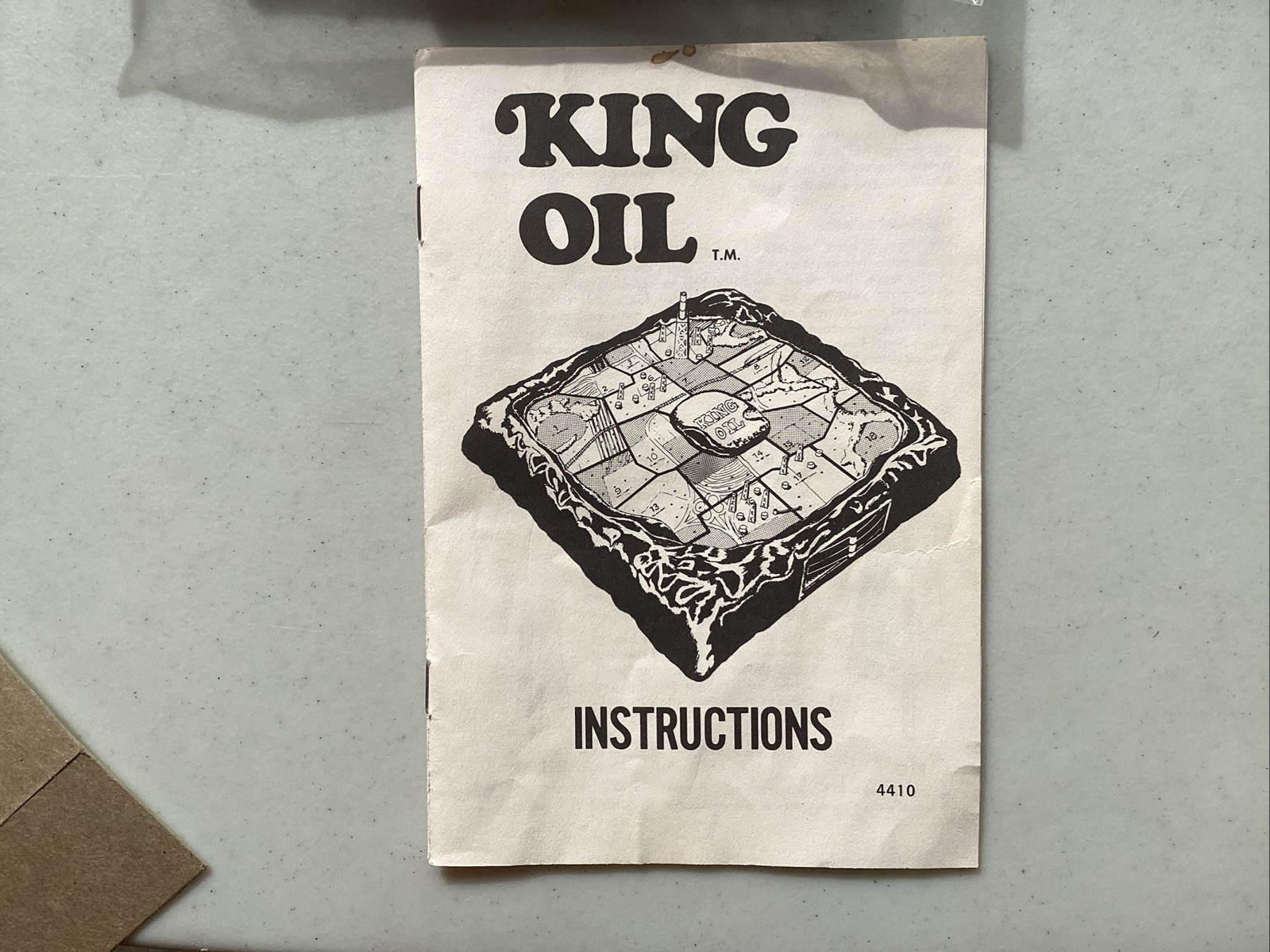 King Oil Vintage 1974 Board Game Milton Bradley 4410 Complete in Box