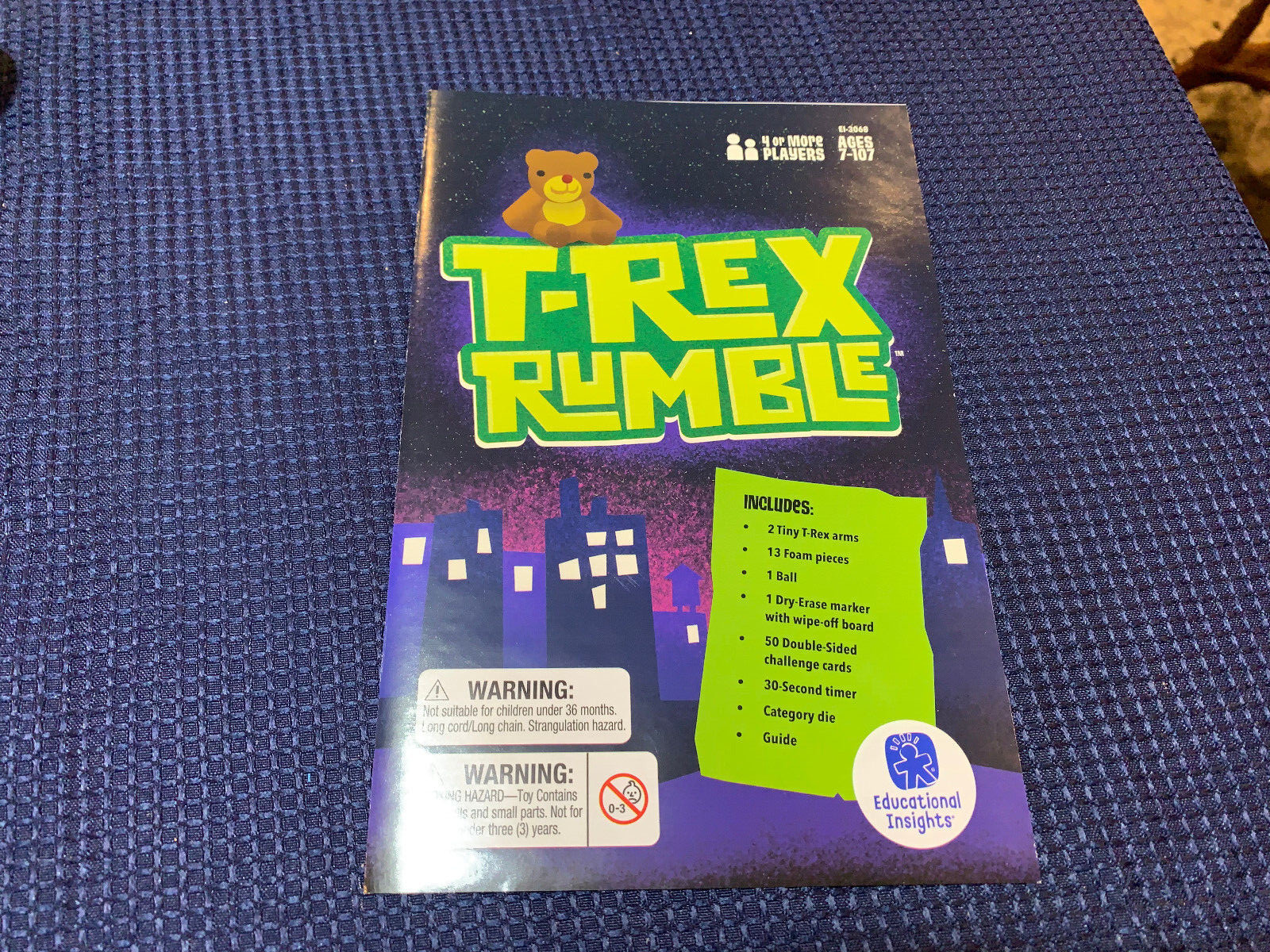 Educational Insights T-Rex Rumble Challenge Game with Dinosaur Arms
