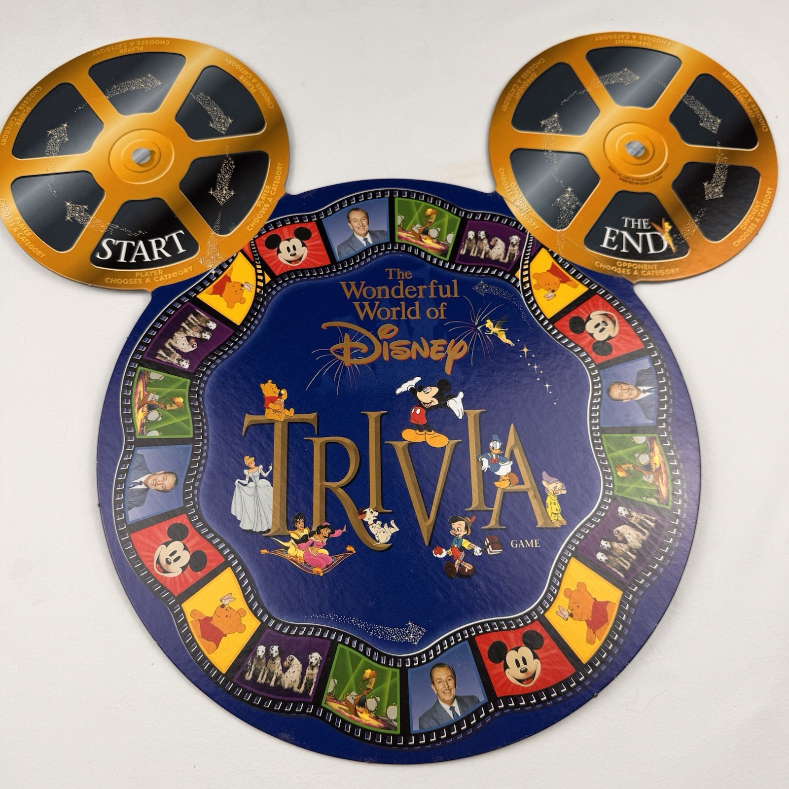 The Wonderful World Of Disney Trivia Trivial Pursuit Board Game 1997 Missing Die
