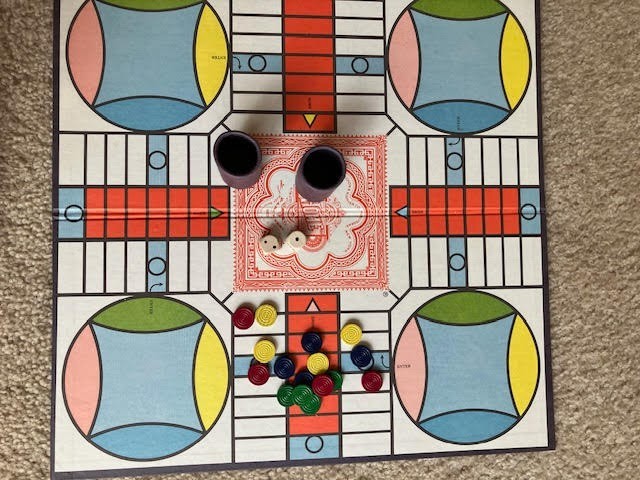 Vintage Parcheesi Royal Game of India, 1982 Selchow & Righter – Complete!