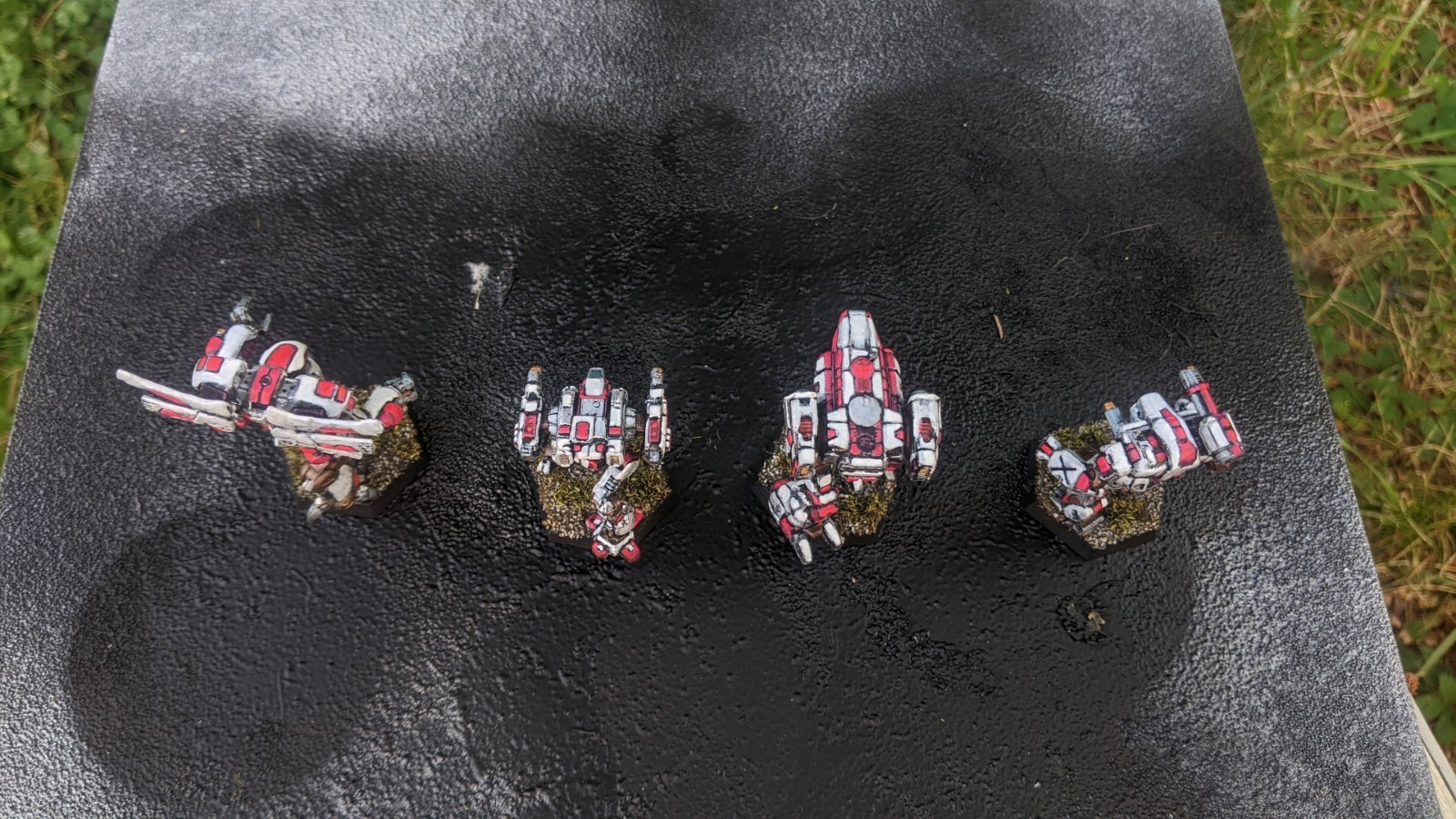 BattleTech: 21st Centauri Lancers Command. 4xModels. Painted.