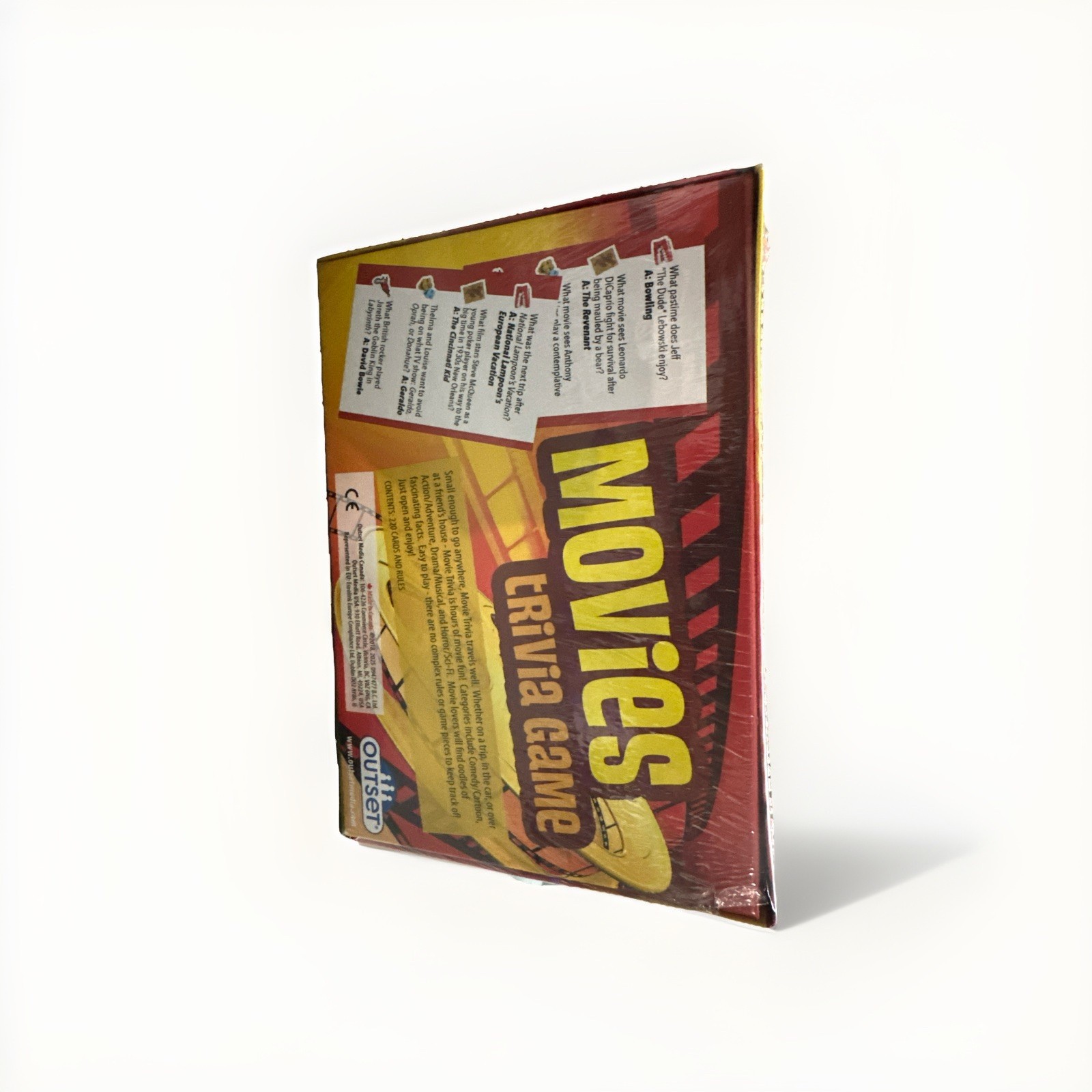 Movies Trivia Game by Outset – New Sealed – 12+