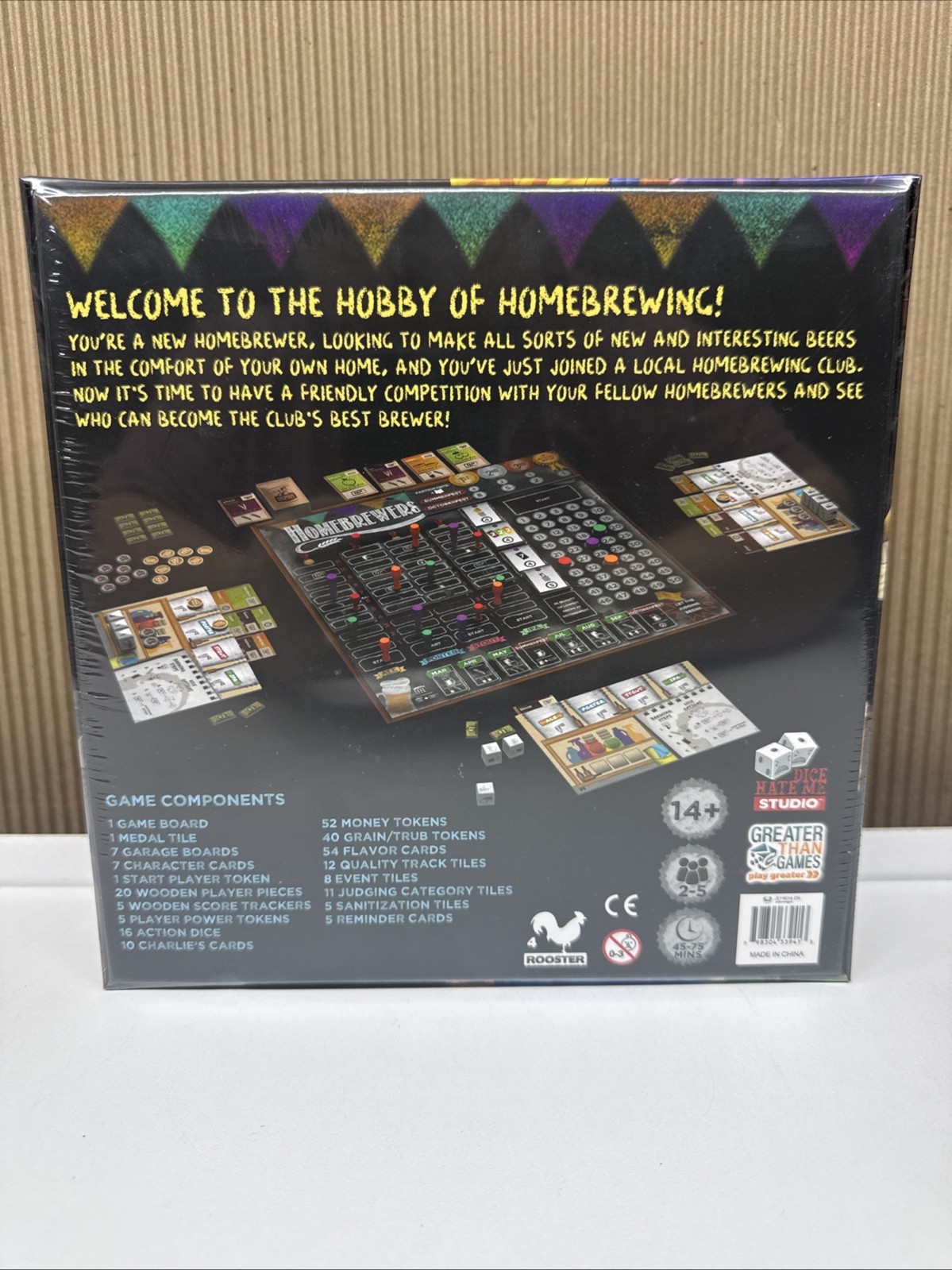 Homebrewers: A Dice Game Of Inventive Beers Strategy Family Board Game Sealed