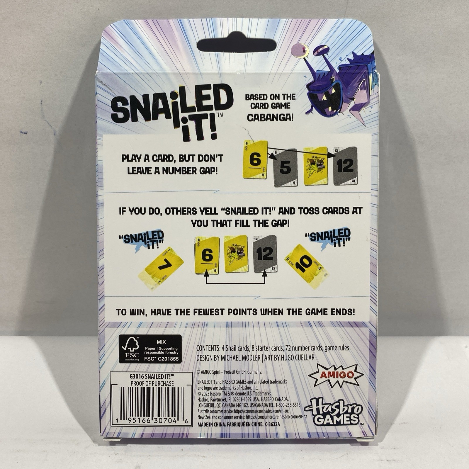 Snailed It! New Card Game Hasbro Games Like Cabanga! Amigo Sealed