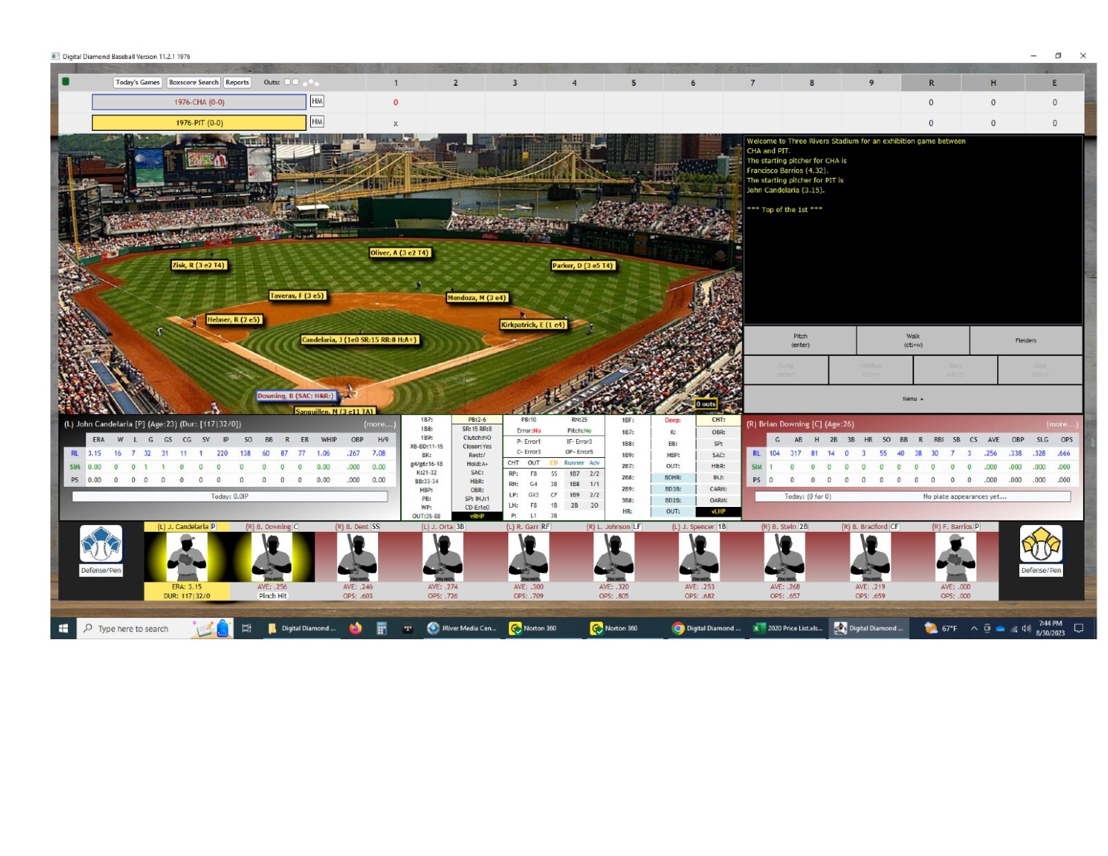 Statis Pro Advanced Baseball seasons for Digital Diamond Baseball (2023 Ready!)