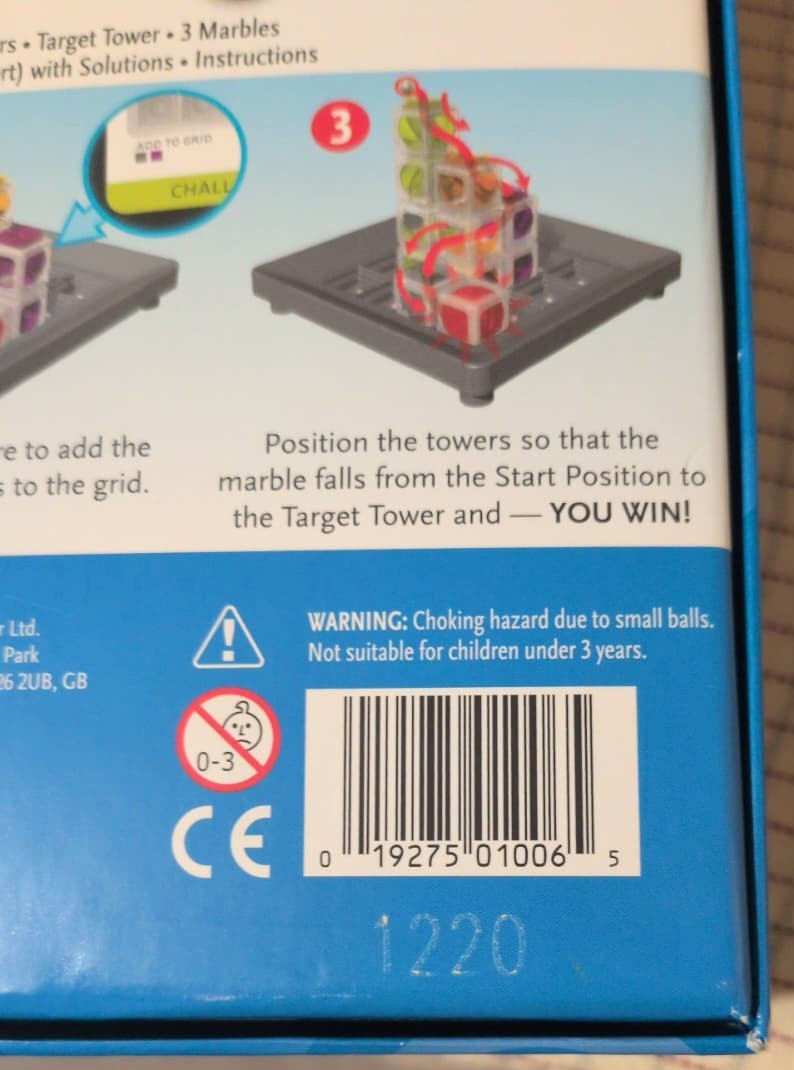 Think Fun – Gravity Maze Falling Marble Logic Game Ages 8+ New