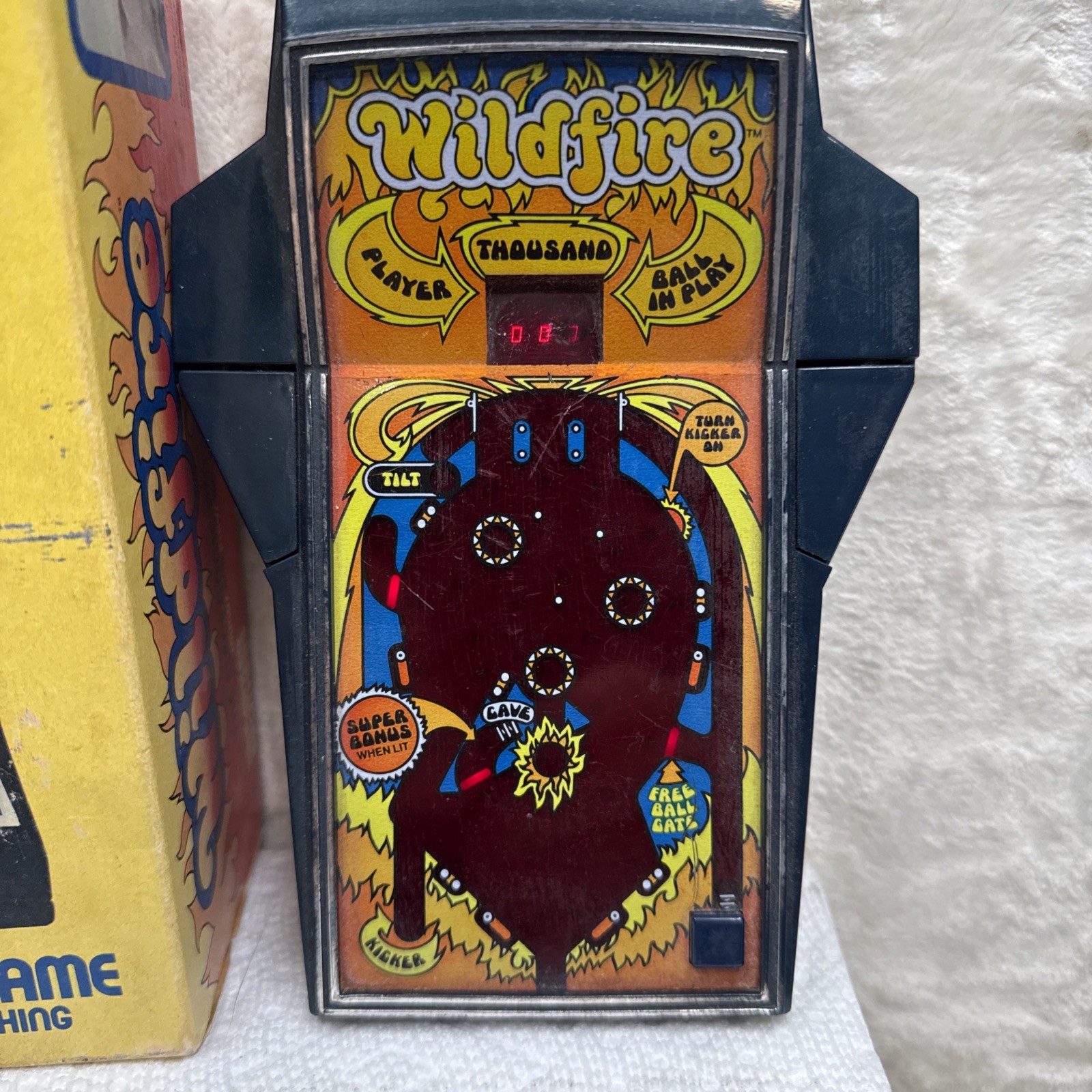 Vintage 1979 Wildfire Electronic Pinball Game Parker Brothers w/ Box Tested