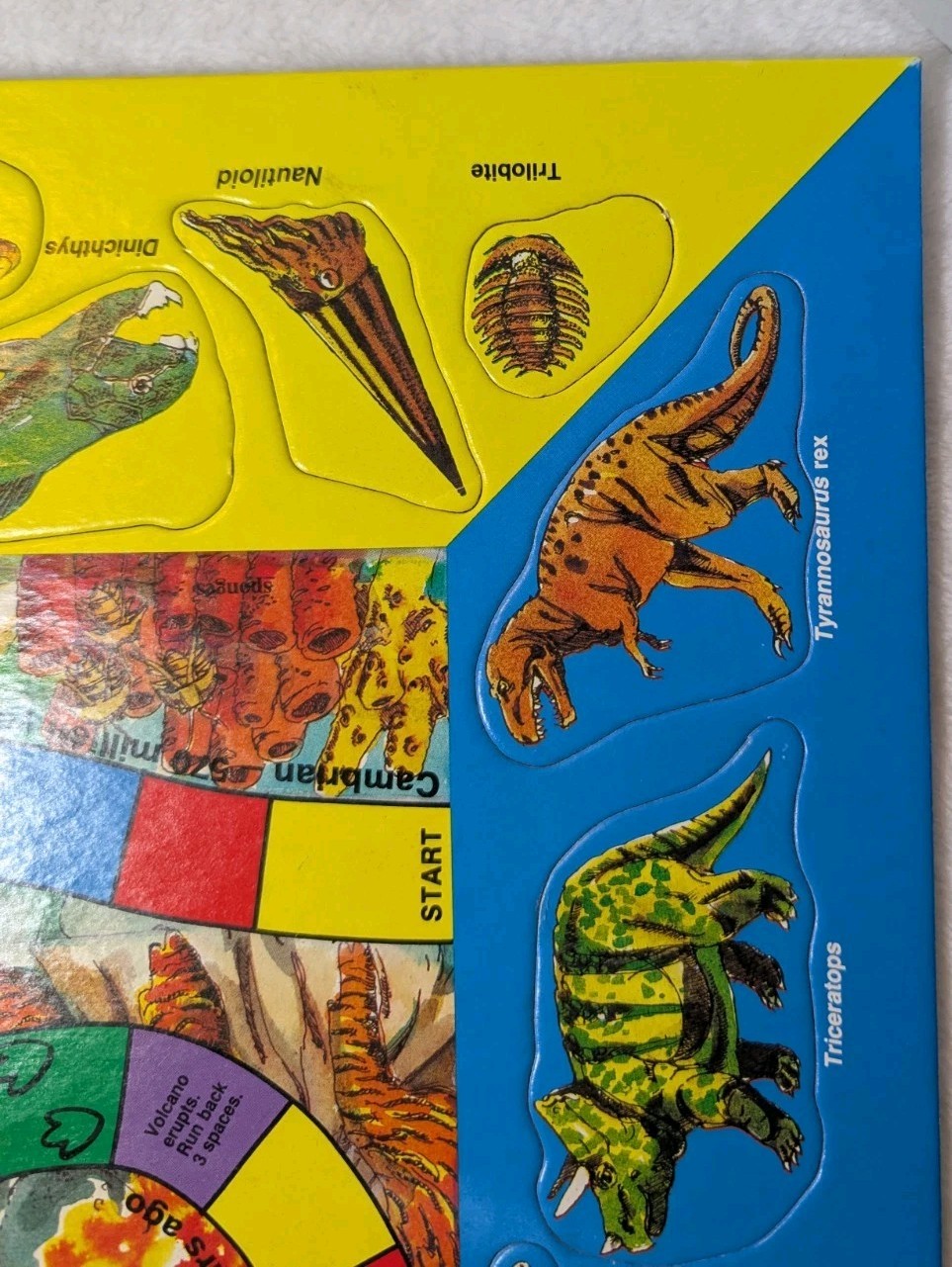 Vintage Dinosaurs and Things Puzzle Board Game 1986 Aristoplay – COMPLETE Rare