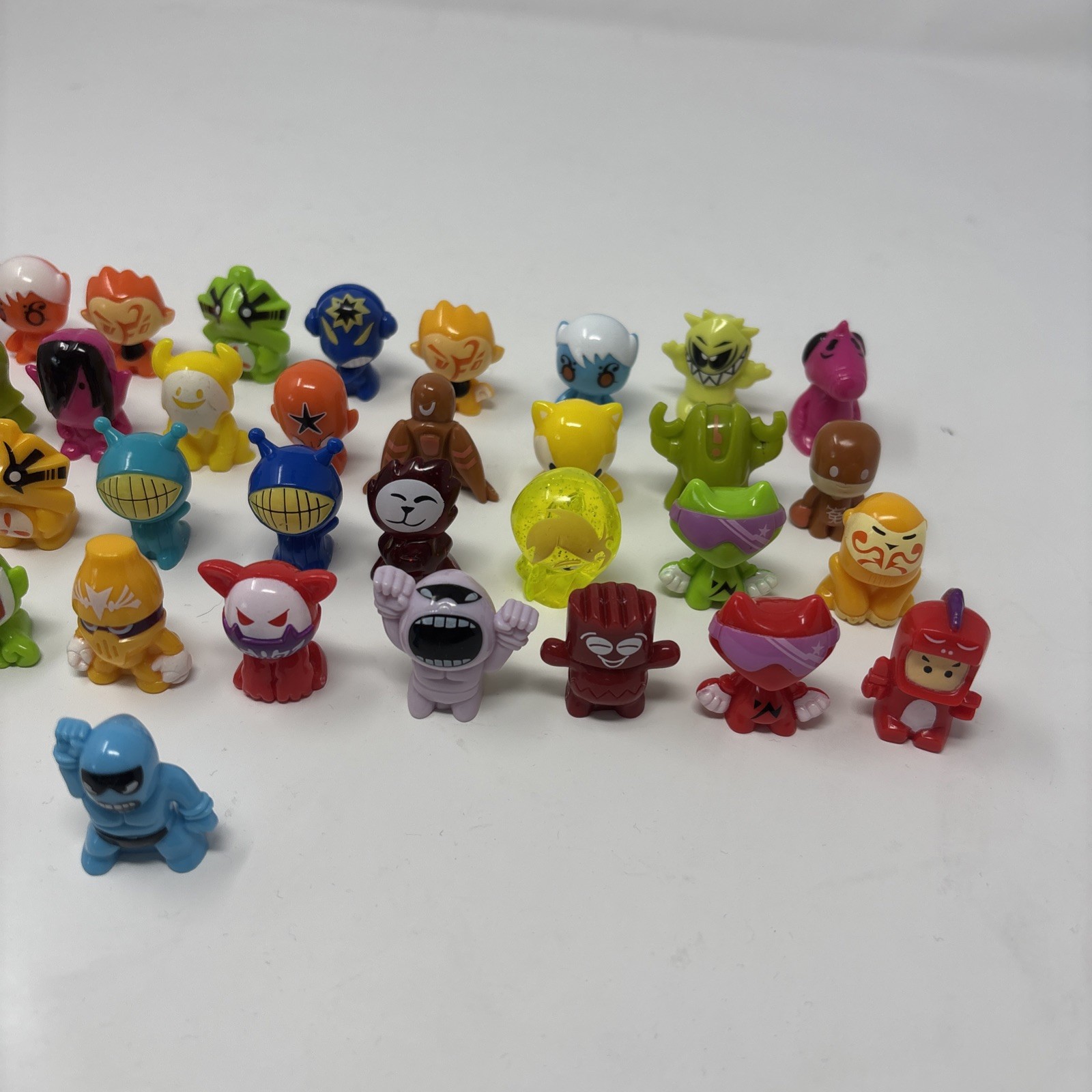 Vintage Gogos Crazy BonesAssorted Mini Figures Mixed Lot Of 41