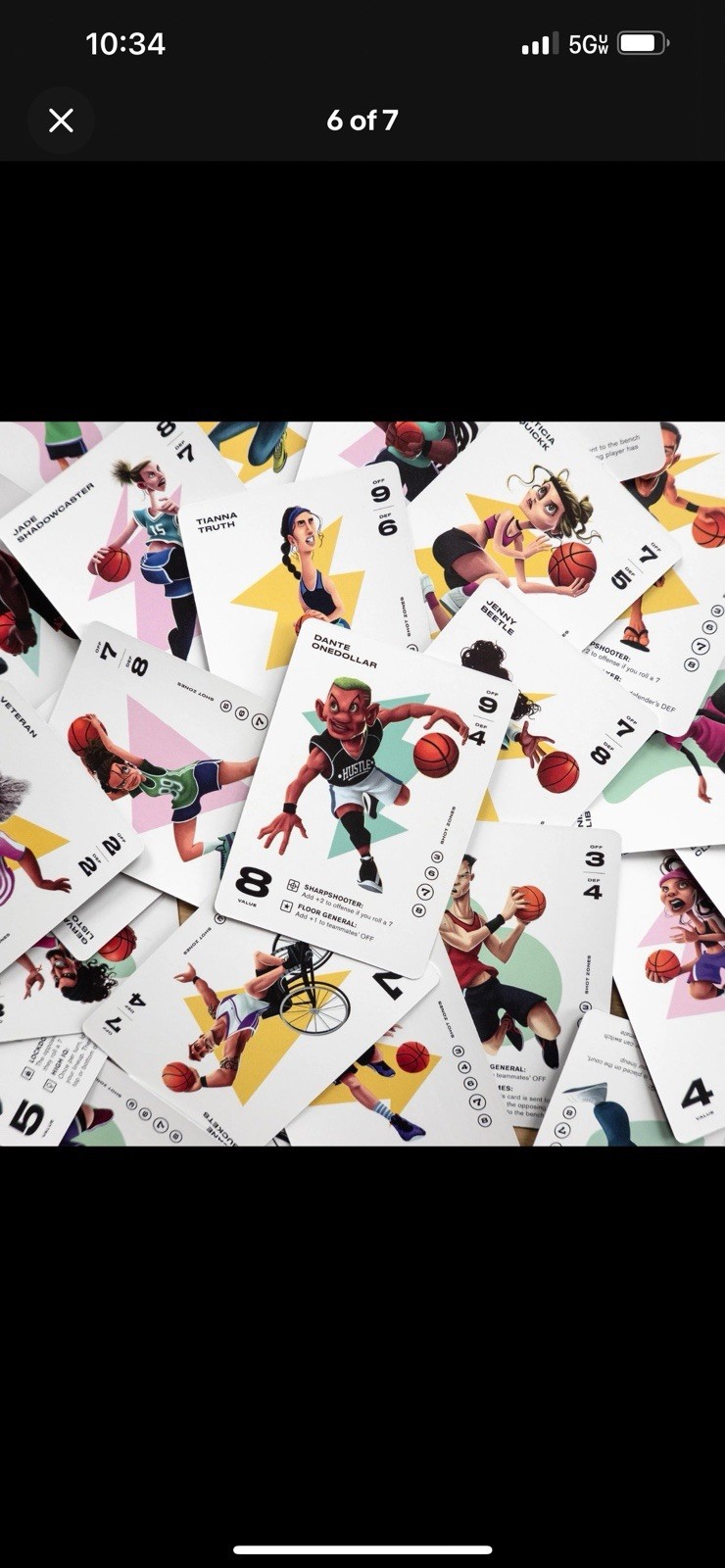 GAMEFLO PICKUP BASKETBALL CARD GAME. NEW/SEALED 2-6 PLAYERS AGES 8+ STRATEGY